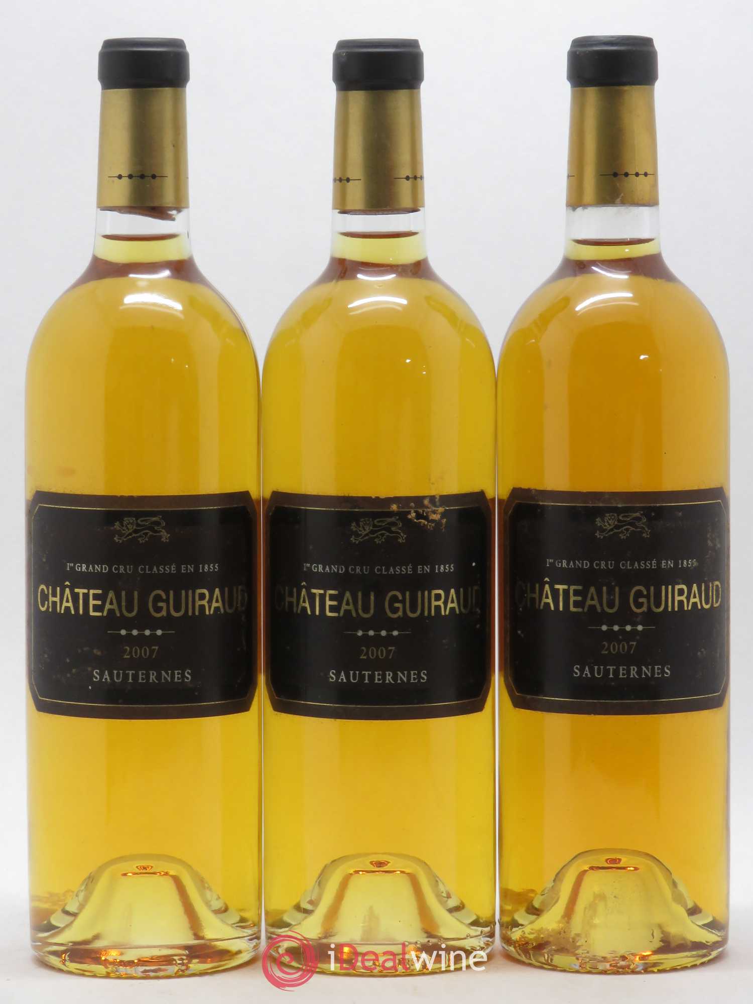 Château Guiraud 1er Grand Cru Classé 2007 - Lotto di 3 bottiglie - 0