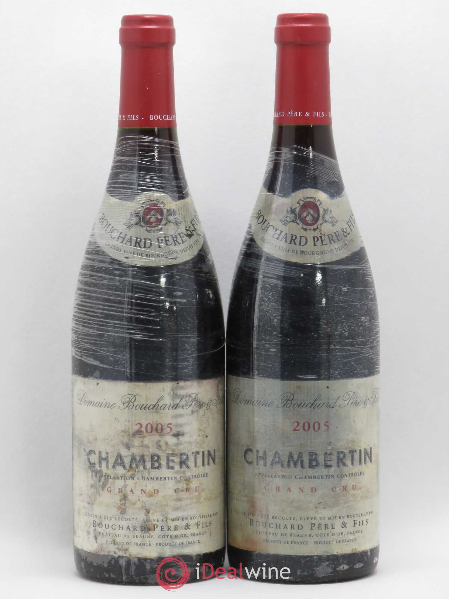 Chambertin Grand Cru Bouchard Père & Fils 2005 - Lot de 2 bouteilles - 0