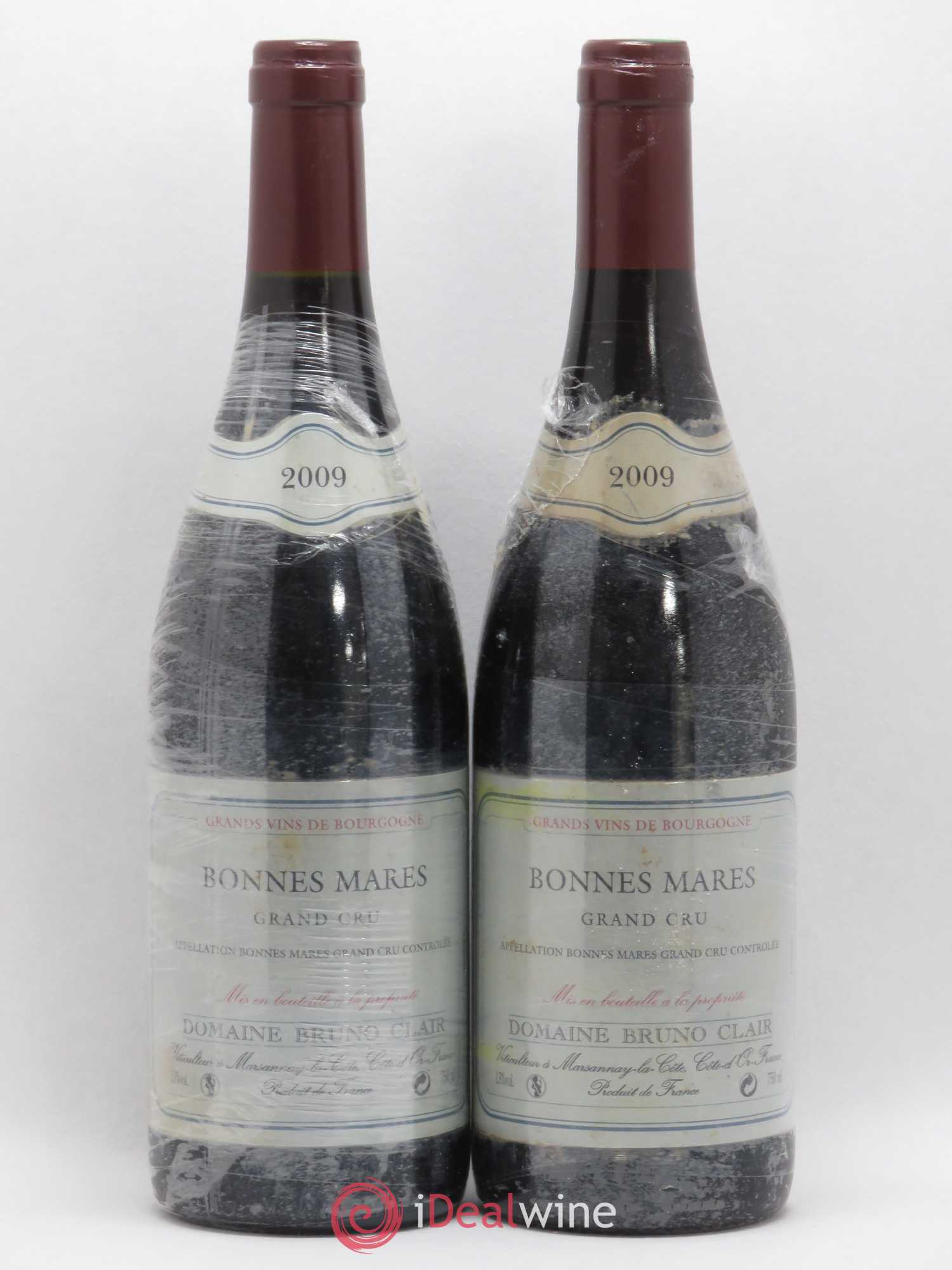 Bonnes-Mares Grand Cru Bruno Clair (Domaine) 2009 - Lot de 2 bouteilles - 0