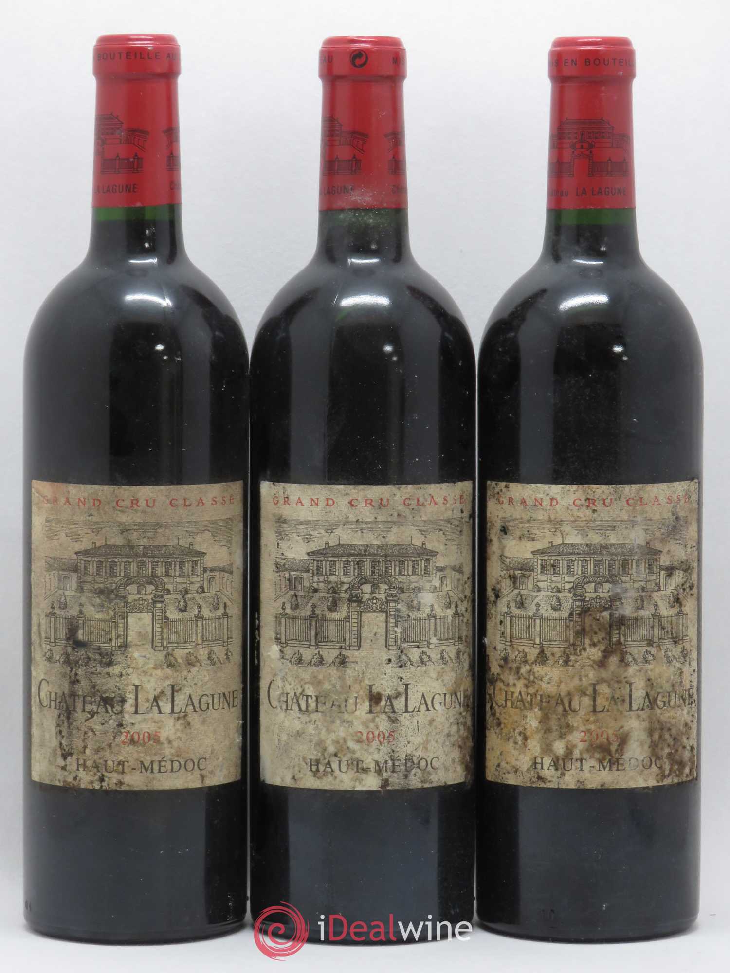 Château la Lagune 3ème Grand Cru Classé 2005 - Lot de 3 bouteilles - 0