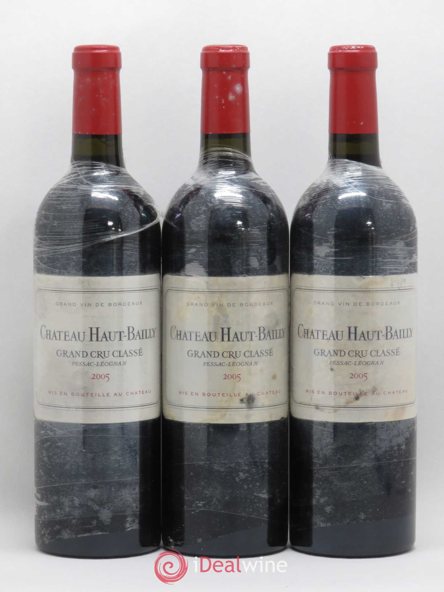 Château Haut-Bailly Cru Classé de Graves 2005 - Lot de 12 bouteilles - 1