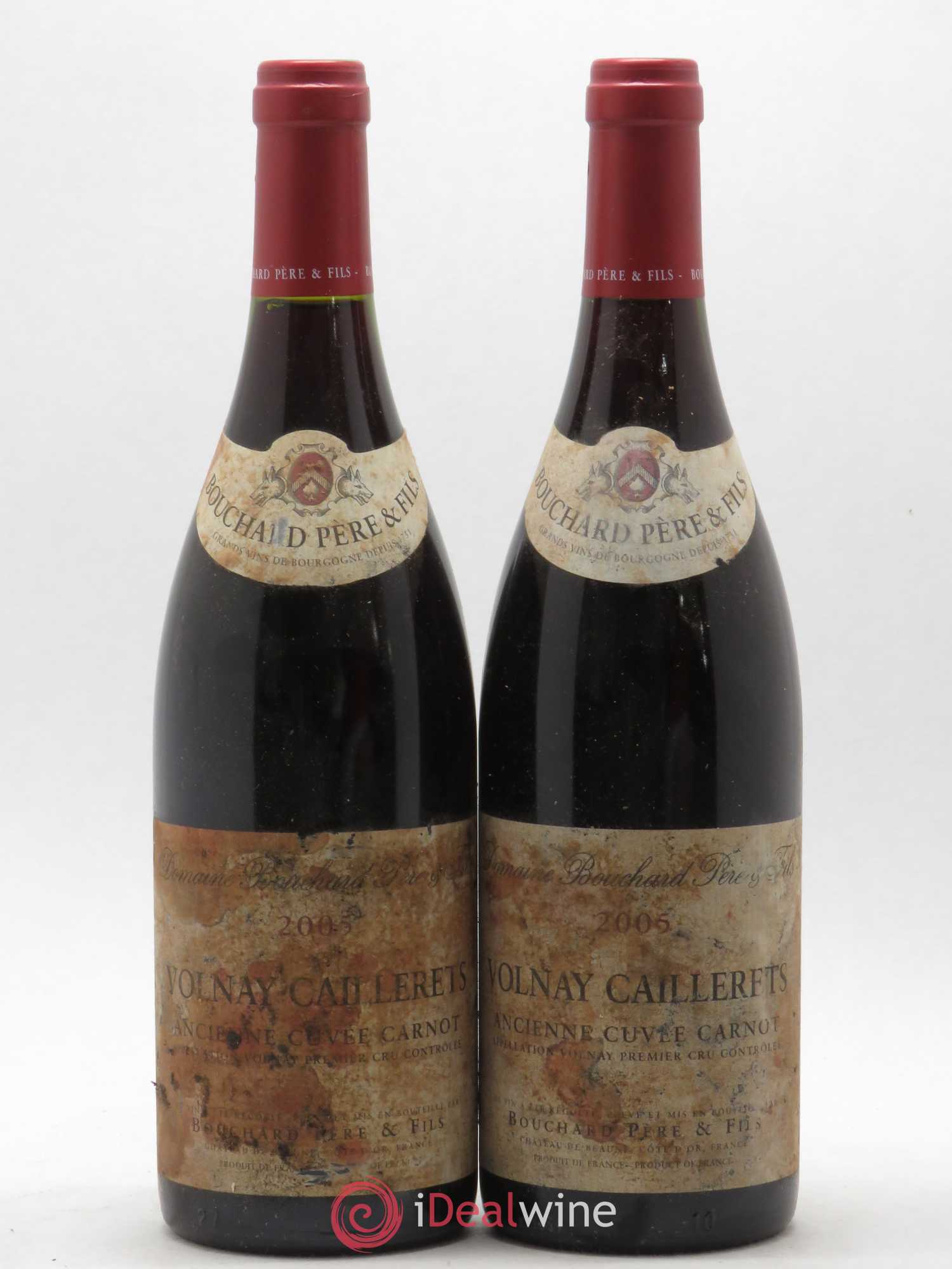 Volnay 1er Cru Caillerets - Ancienne Cuvée Carnot Bouchard Père & Fils 2005 - Lot de 2 bouteilles - 0