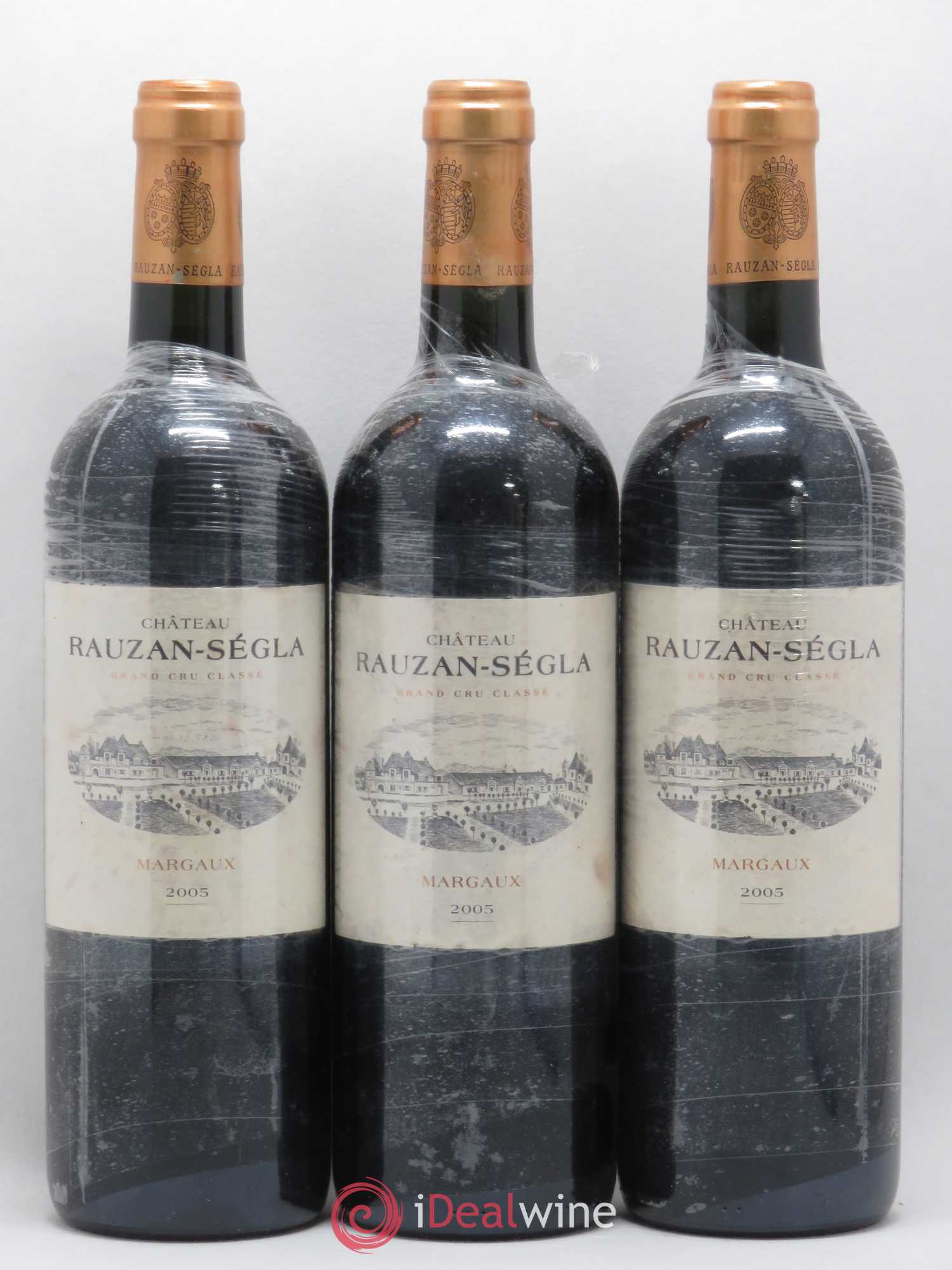 Château Rauzan Ségla Grand Cru Classé 2005 - Lot de 3 bouteilles - 0