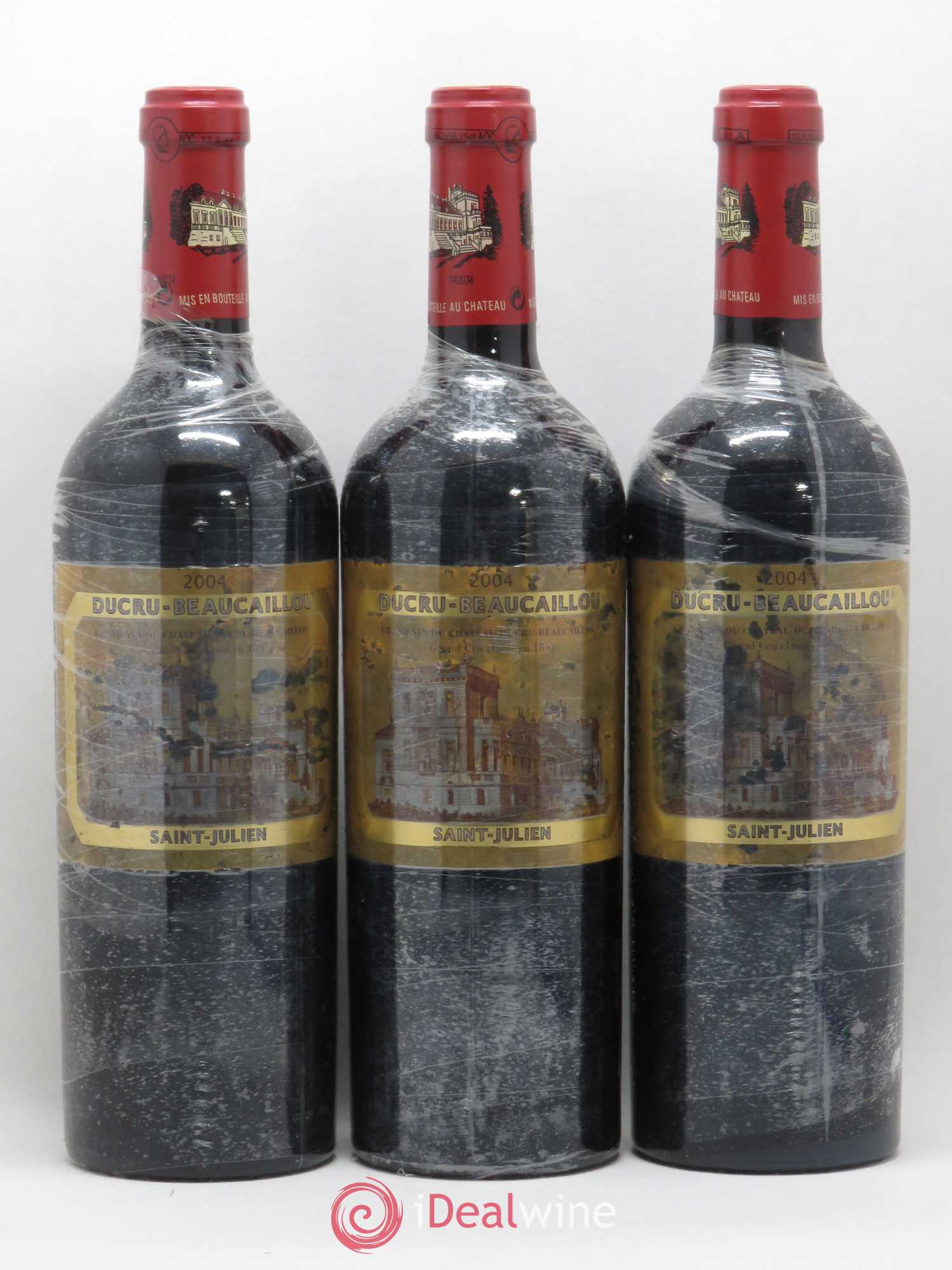 Château Ducru Beaucaillou 2ème Grand Cru Classé 2004 - Lot de 3 bouteilles - 0