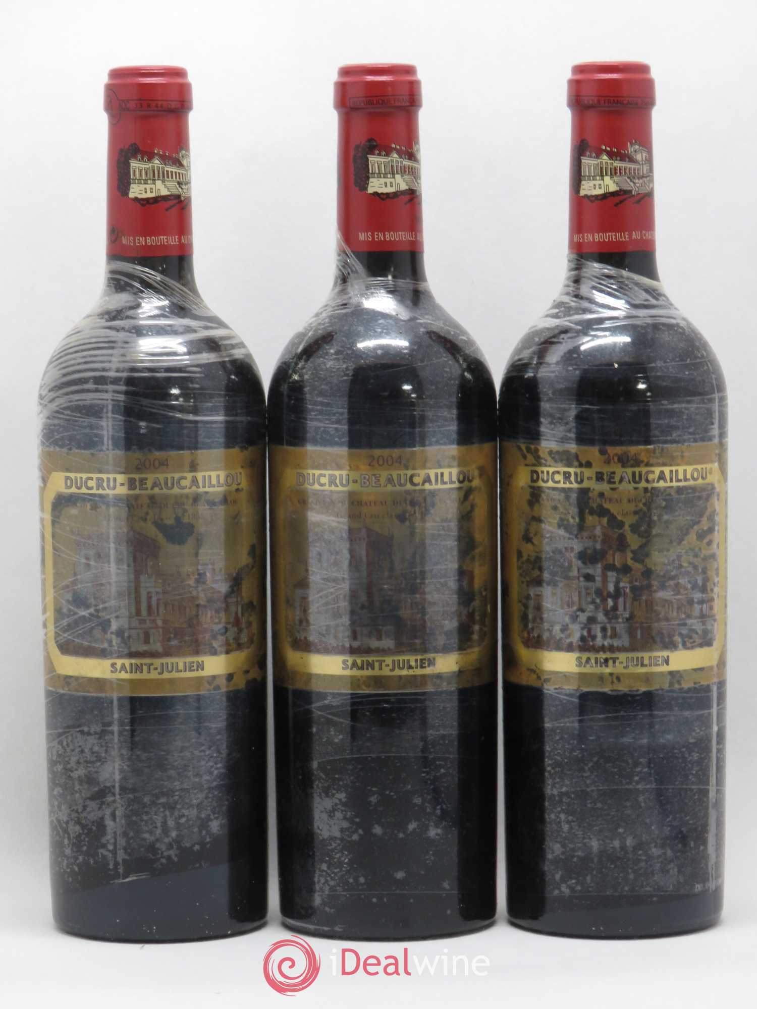 Château Ducru Beaucaillou 2ème Grand Cru Classé 2004 - Lot de 3 bouteilles - 0