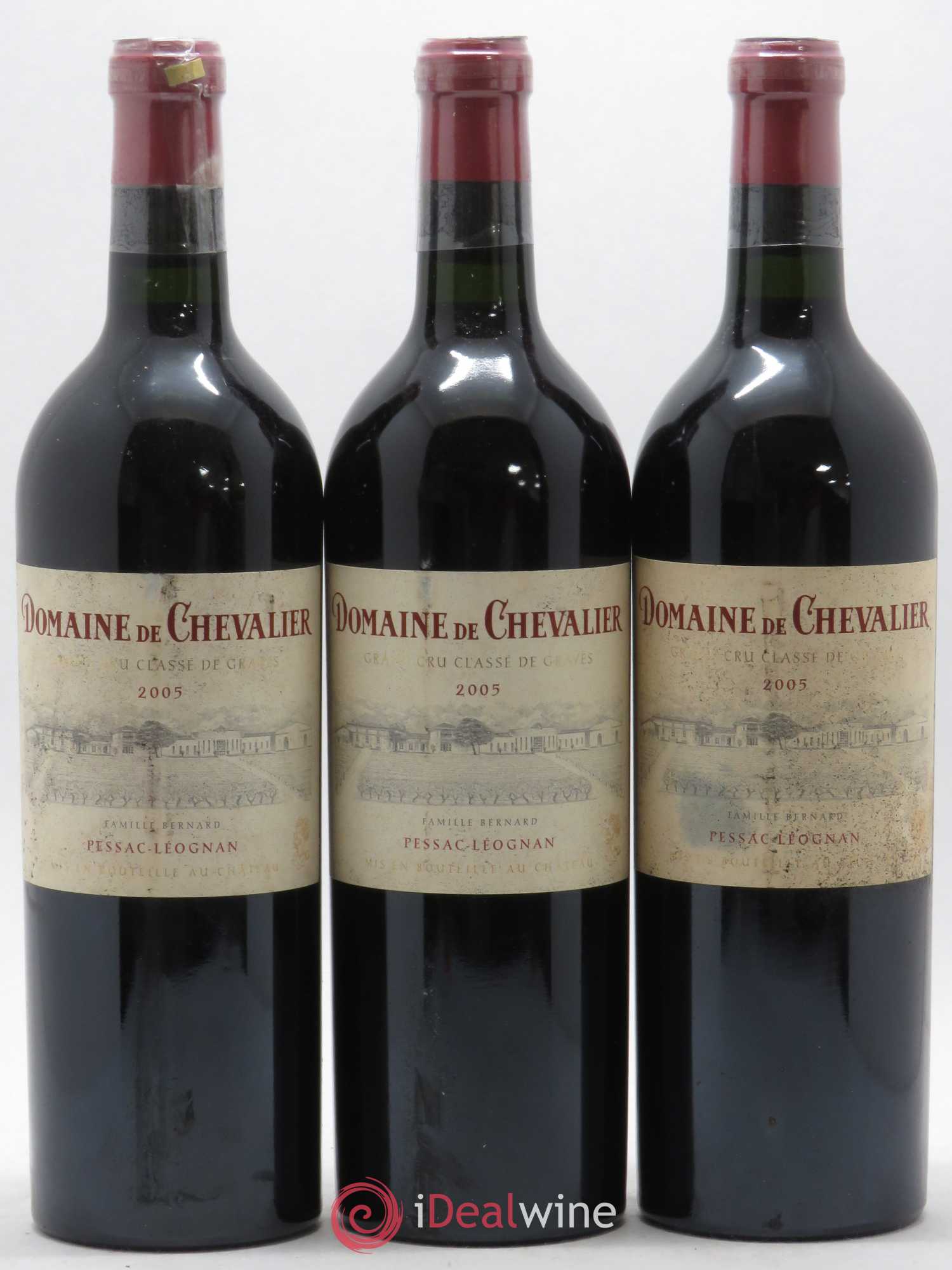 Domaine de Chevalier Cru Classé de Graves 2005 - Lot de 3 bouteilles - 0