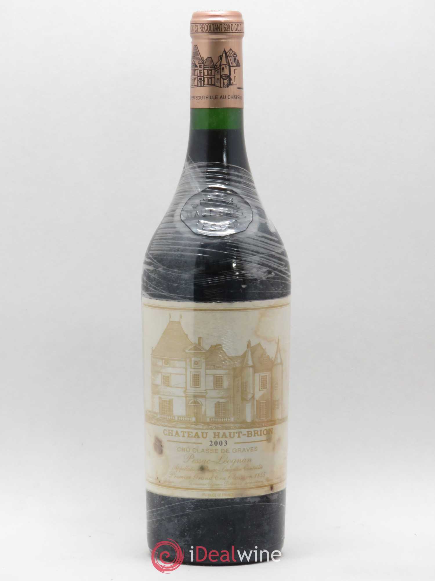 Château Haut Brion 1er Grand Cru Classé 2003 - Lot de 1 bouteille - 0