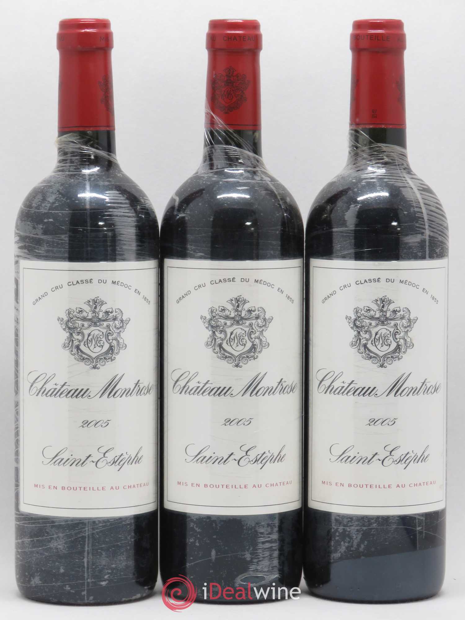 Château Montrose 2ème Grand Cru Classé 2005 - Lot de 3 bouteilles - 0