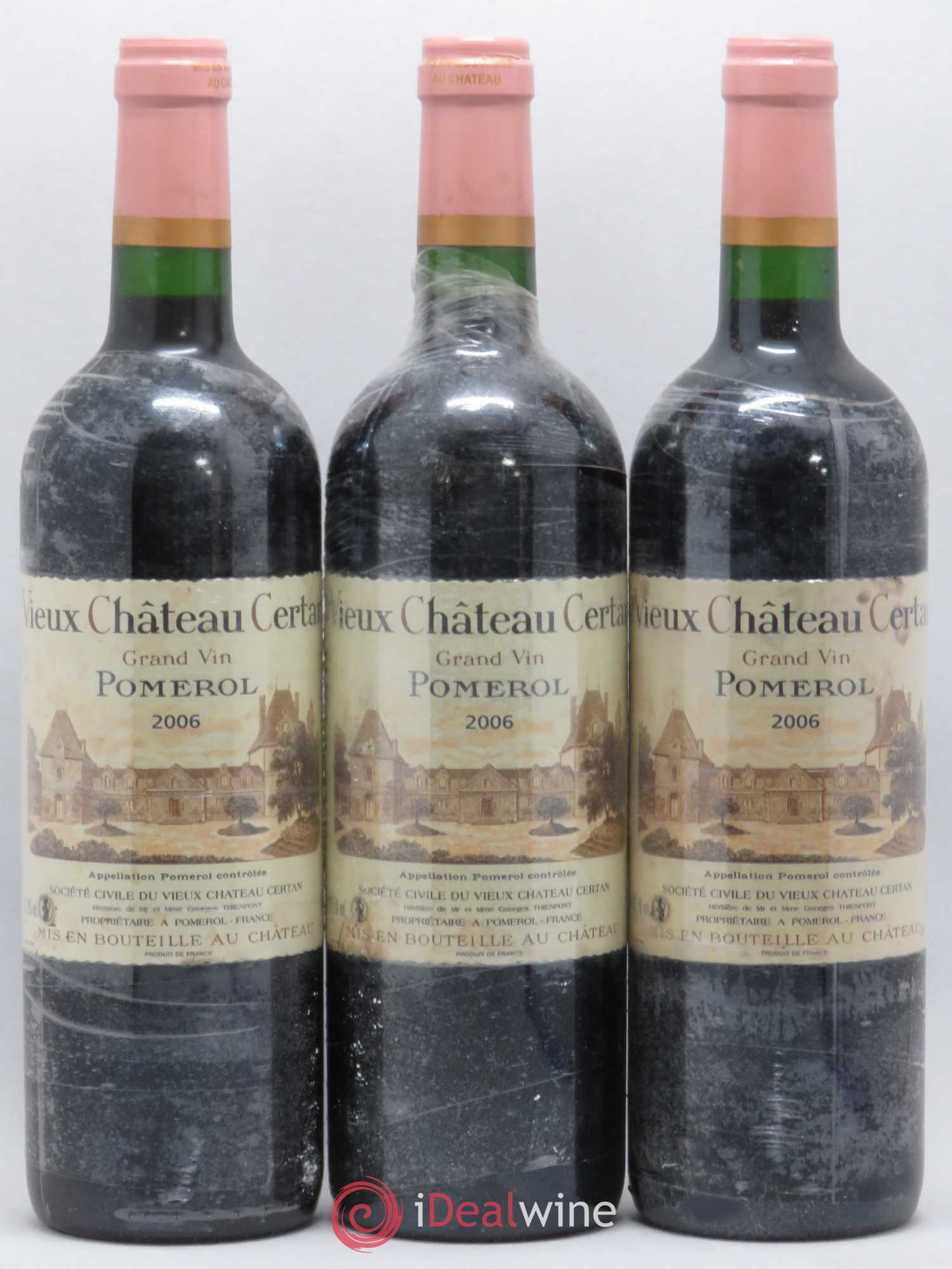Vieux Château Certan 2006 - Lot de 3 bouteilles - 0