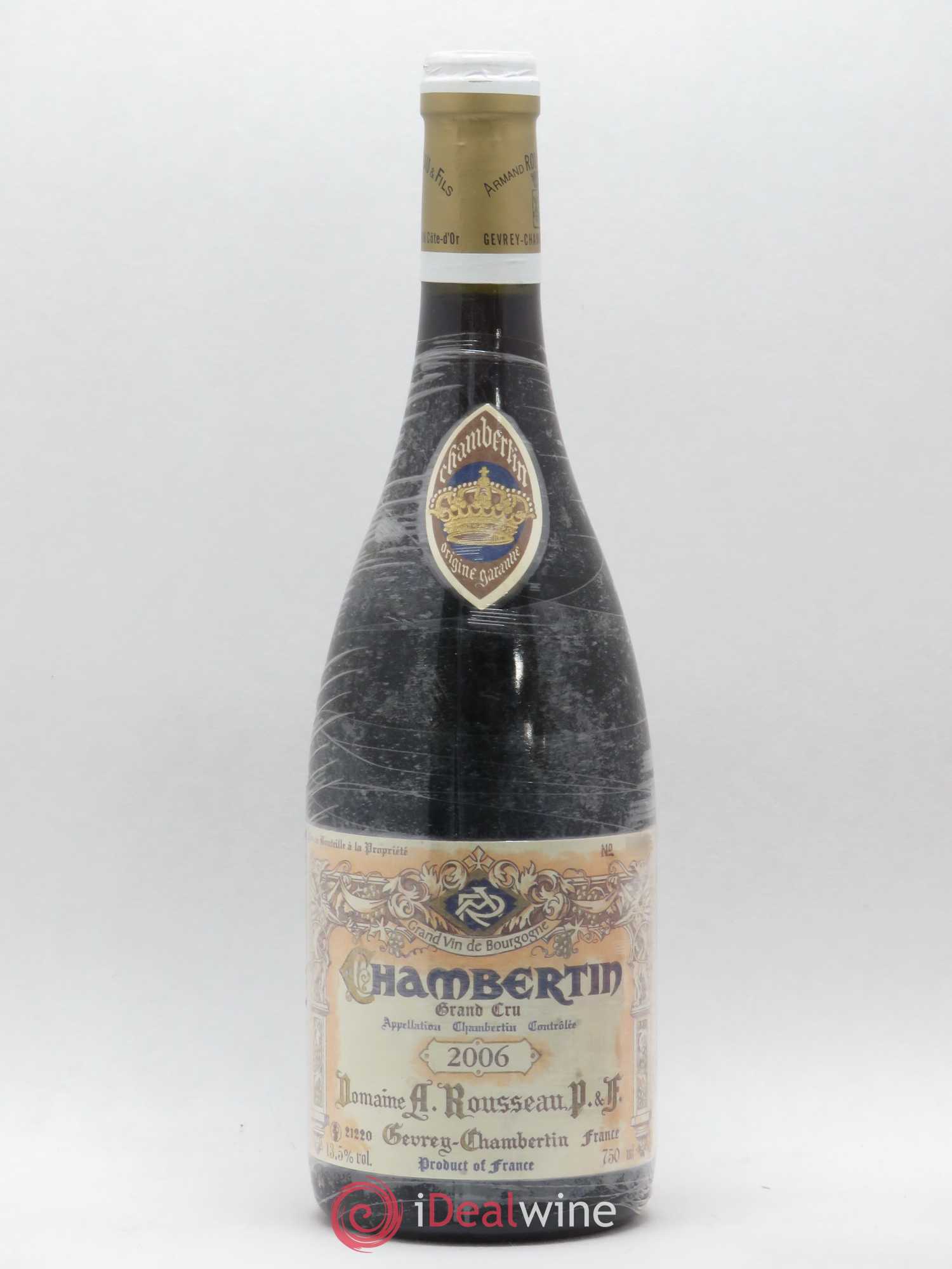 Chambertin Grand Cru Armand Rousseau (Domaine) 2006 - Lot de 1 bouteille - 0