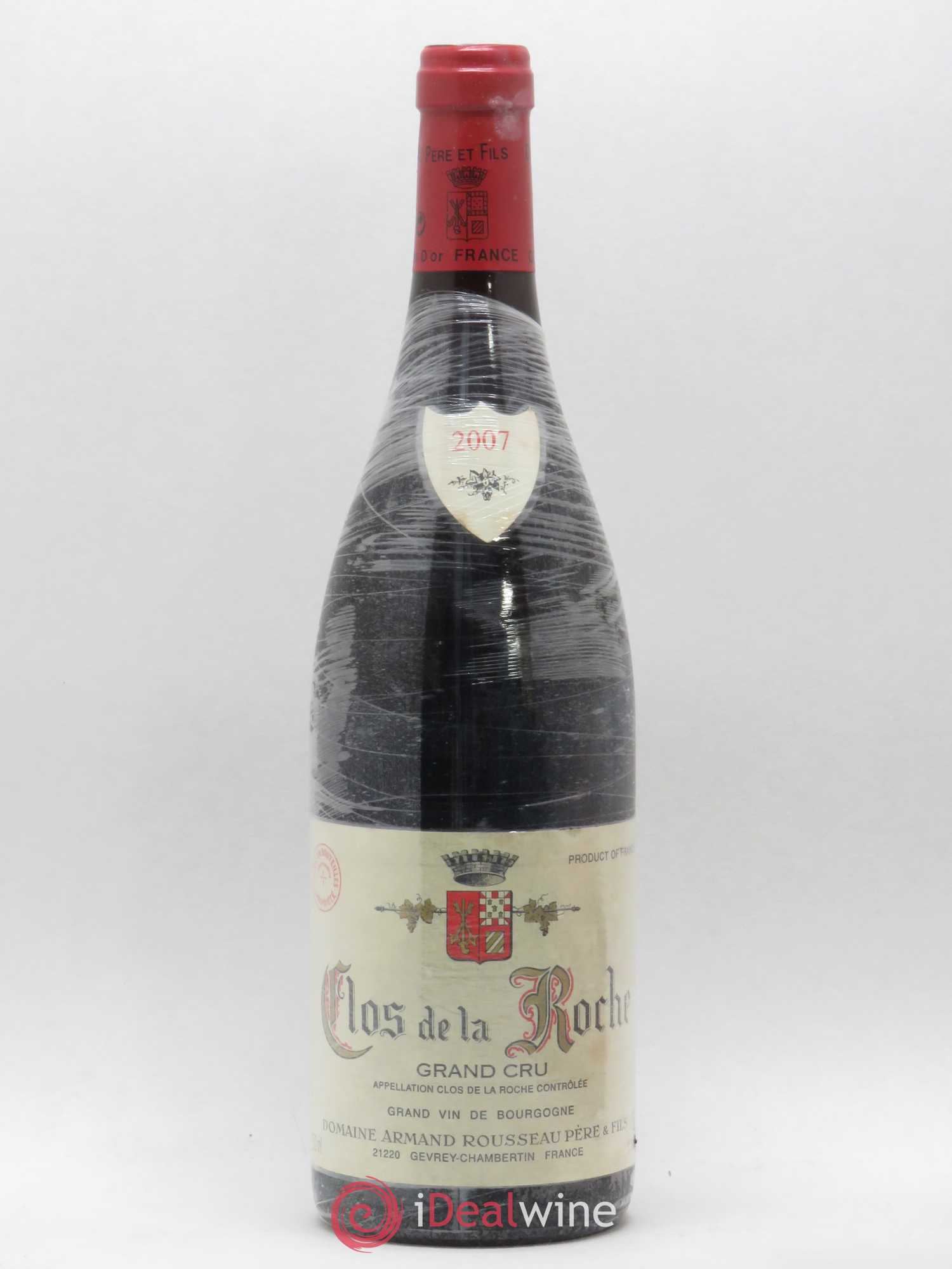Clos de la Roche Grand Cru Armand Rousseau (Domaine) 2007 - Lot de 1 bouteille - 0