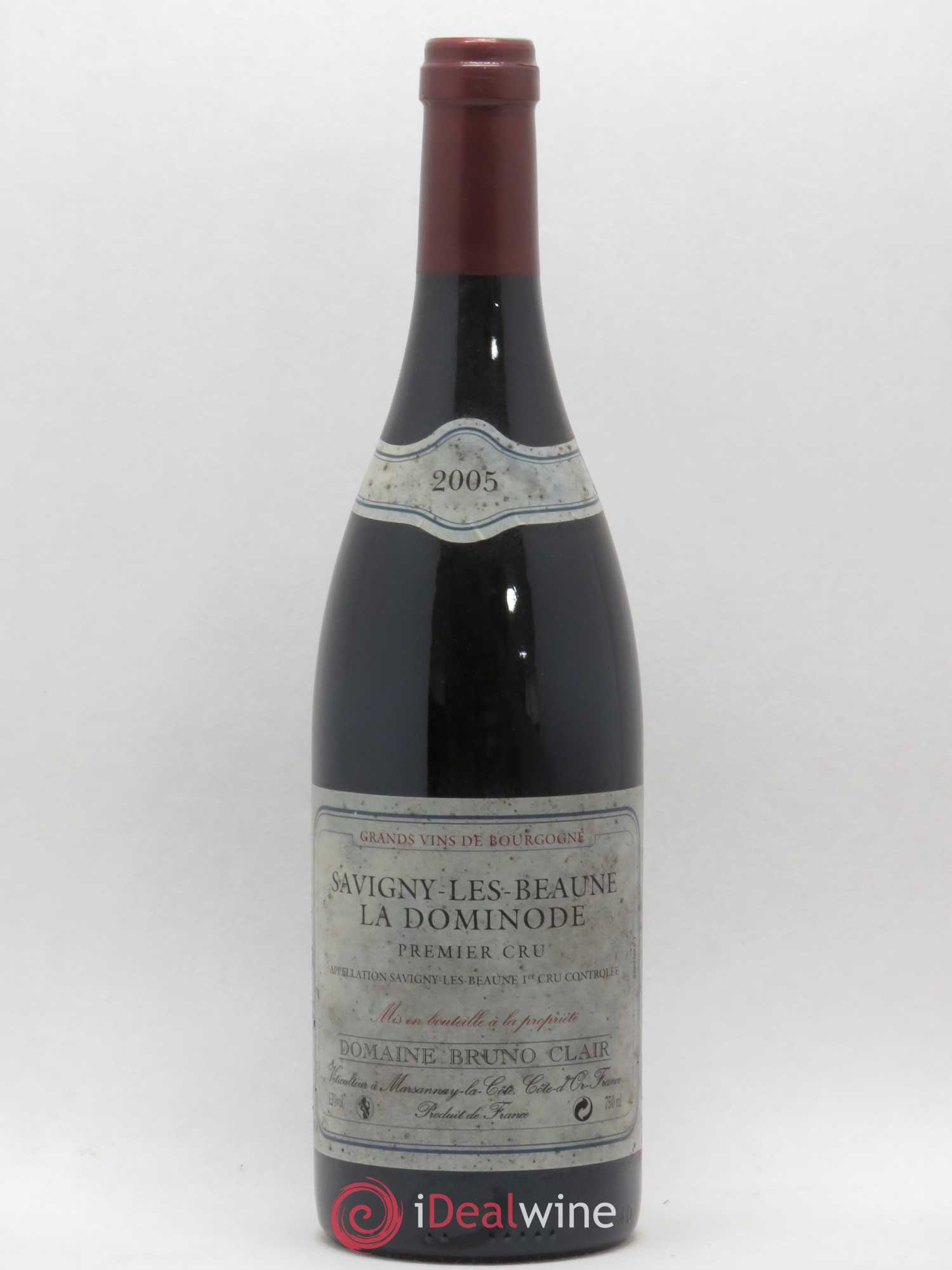 Savigny-lès-Beaune 1er Cru La Dominode Bruno Clair (Domaine) 2005 - Lot de 1 bouteille - 0