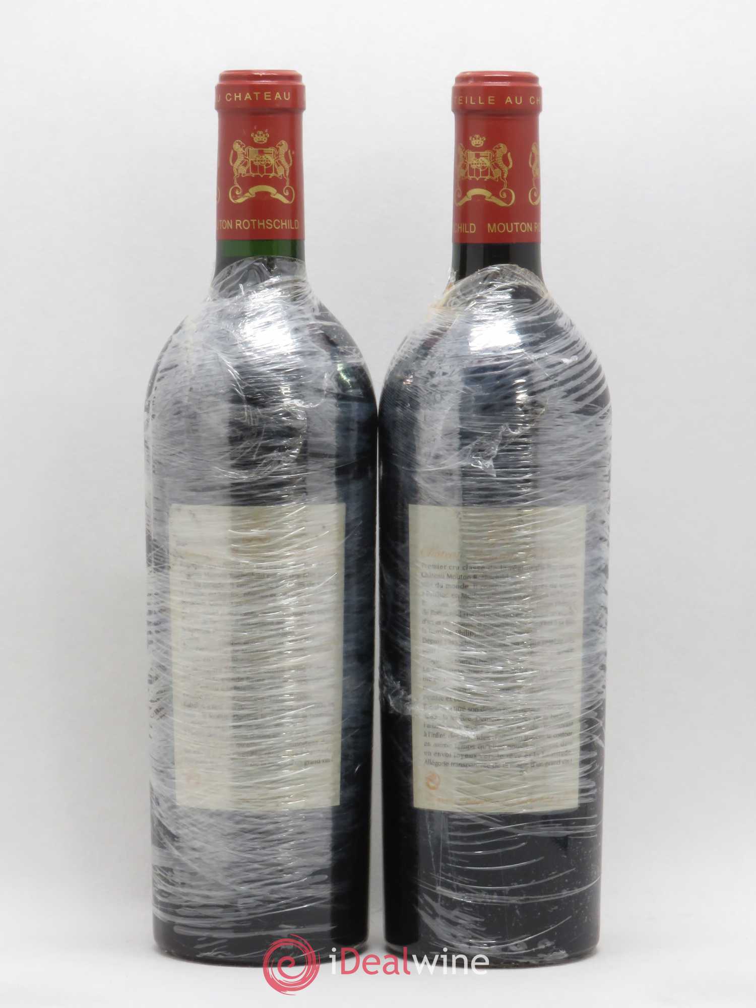 Château Mouton Rothschild 1er Grand Cru Classé 2002 - Lot de 2 bouteilles - 1