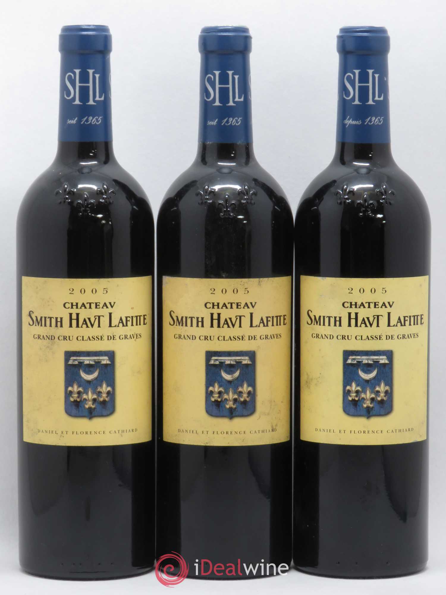 Château Smith Haut Lafitte Cru Classé de Graves 2005 - Lot de 3 bouteilles - 0