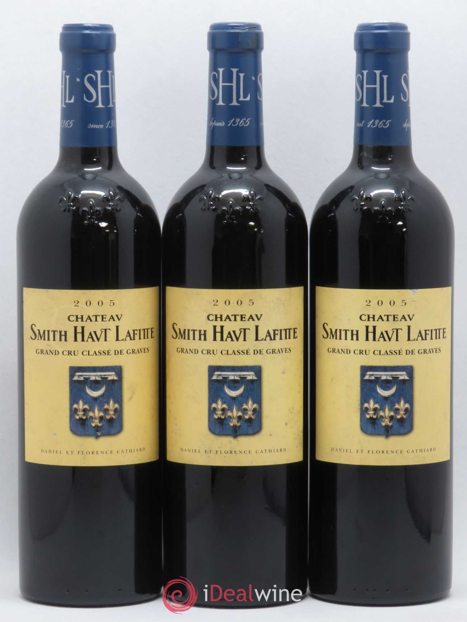 Château Smith Haut Lafitte Cru Classé de Graves 2005 - Lot de 3 bouteilles - 0