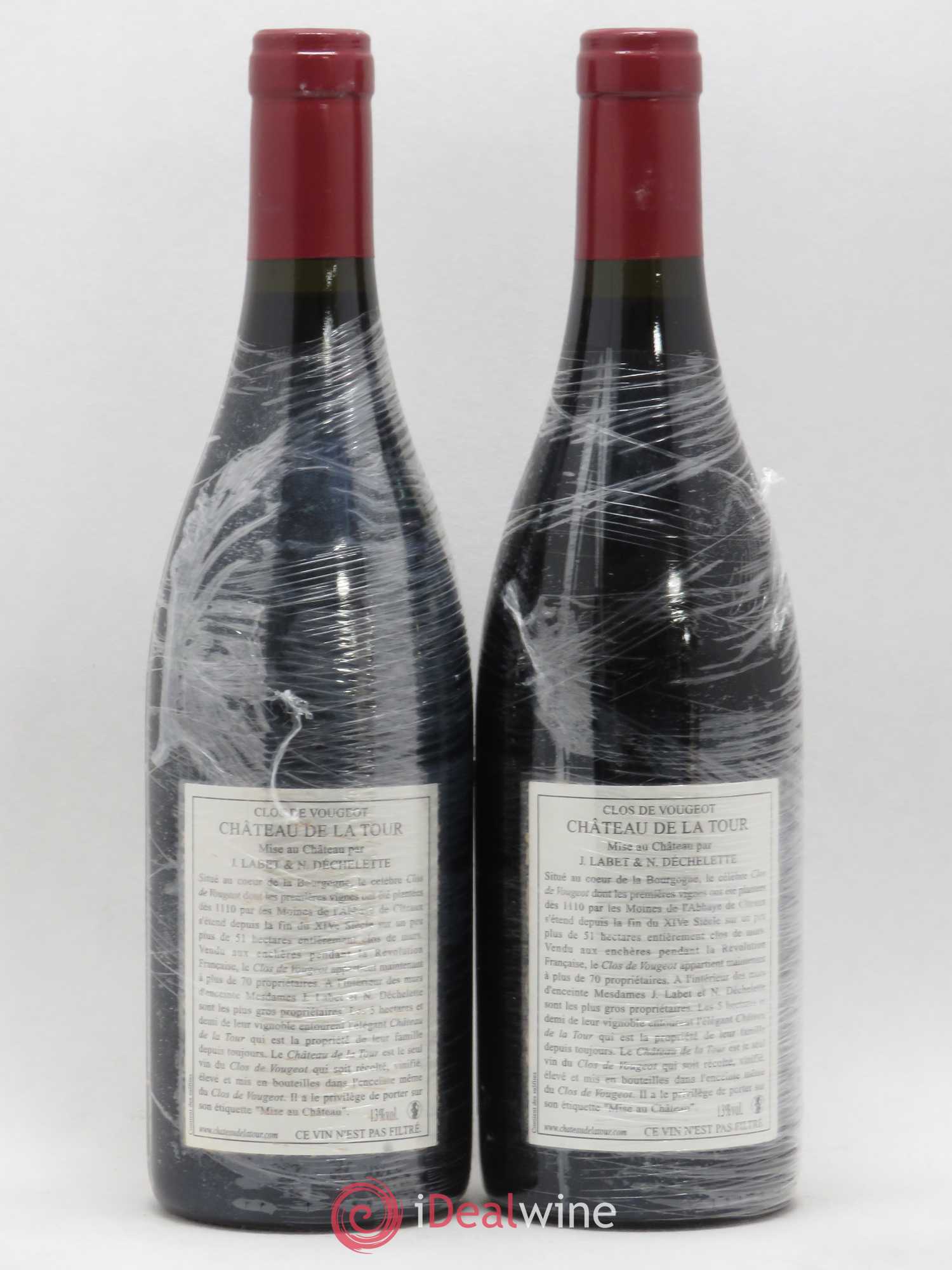 Clos de Vougeot Grand Cru Vieilles Vignes Château de La Tour 2009 - Lot de 2 bouteilles - 1