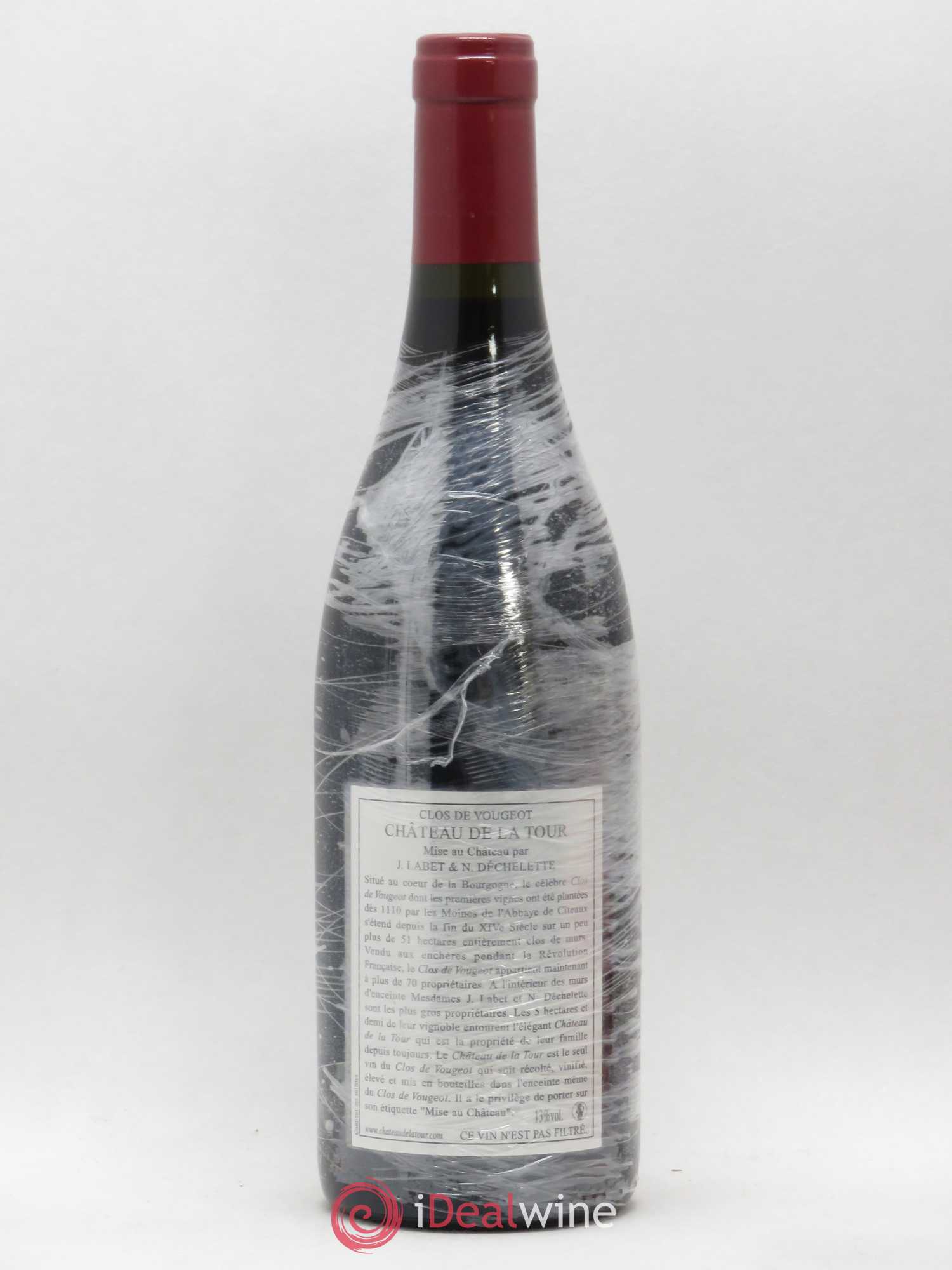 Clos de Vougeot Grand Cru Vieilles Vignes Château de La Tour 2009 - Lot de 1 bouteille - 1