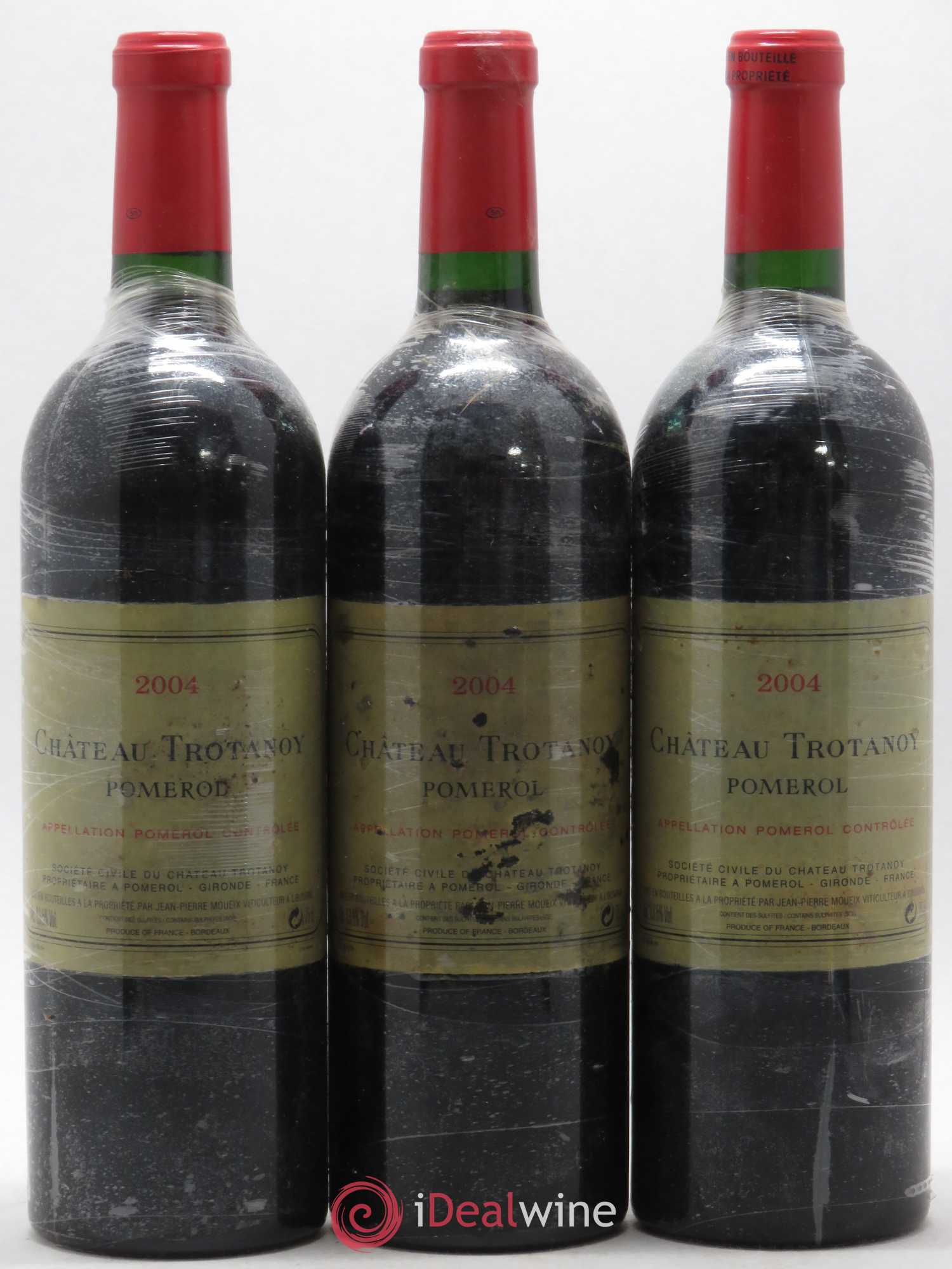 Château Trotanoy 2004 - Lot de 3 bouteilles - 0