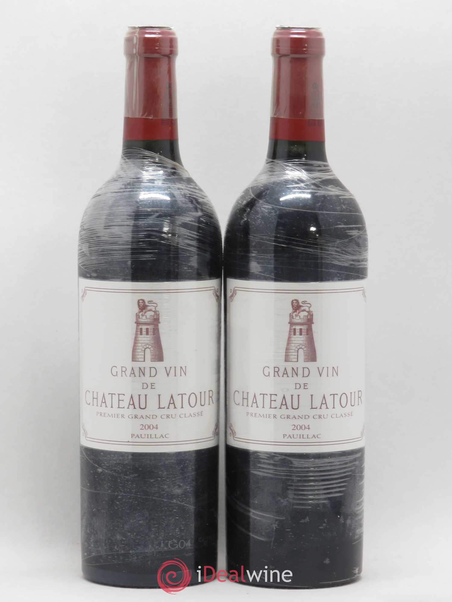 Château Latour 1er Grand Cru Classé 2004 - Lot de 2 bouteilles - 0