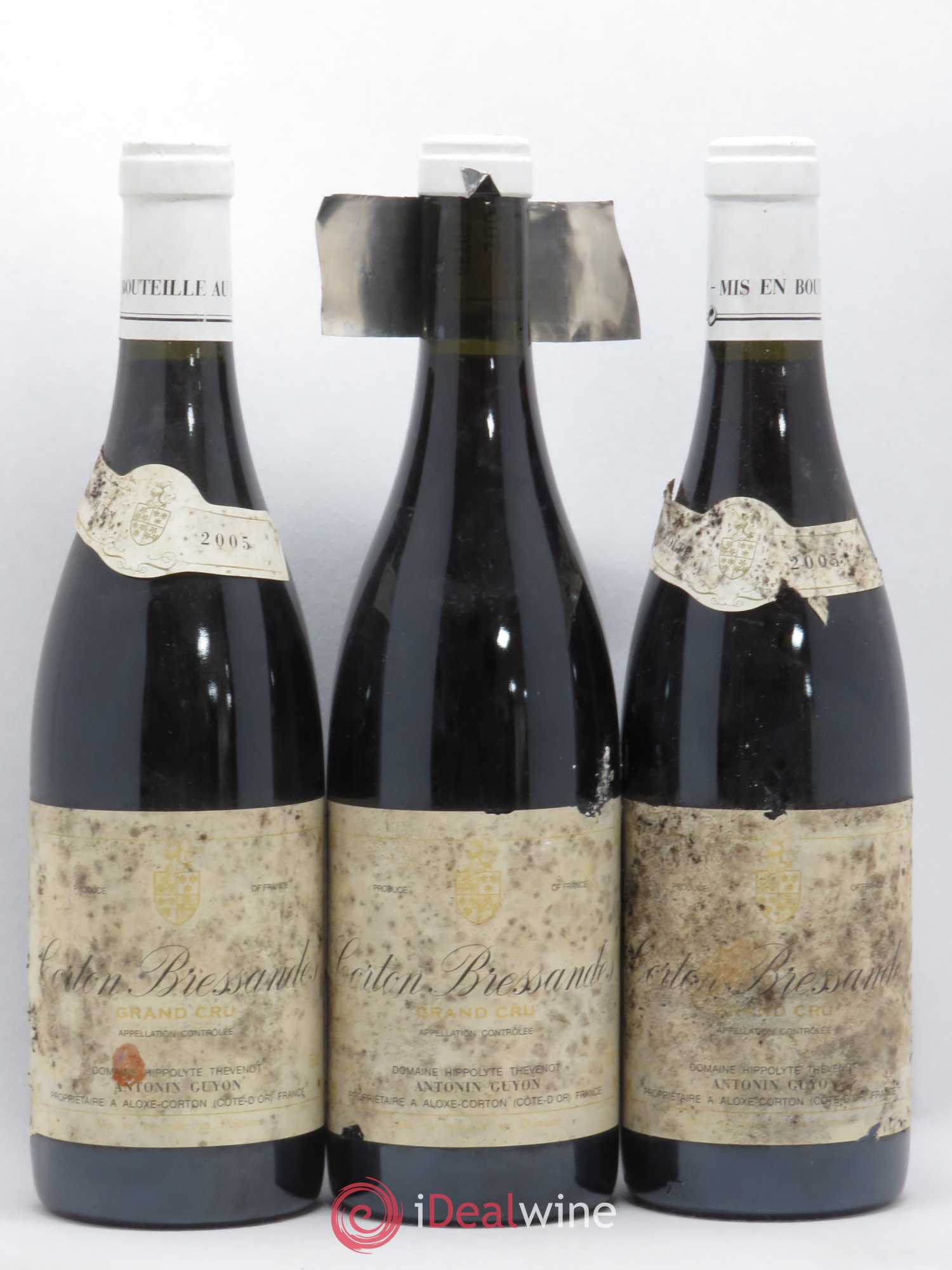 Corton Grand Cru Bressandes Antonin Guyon 2005 - Posten von 3 Flaschen - 0