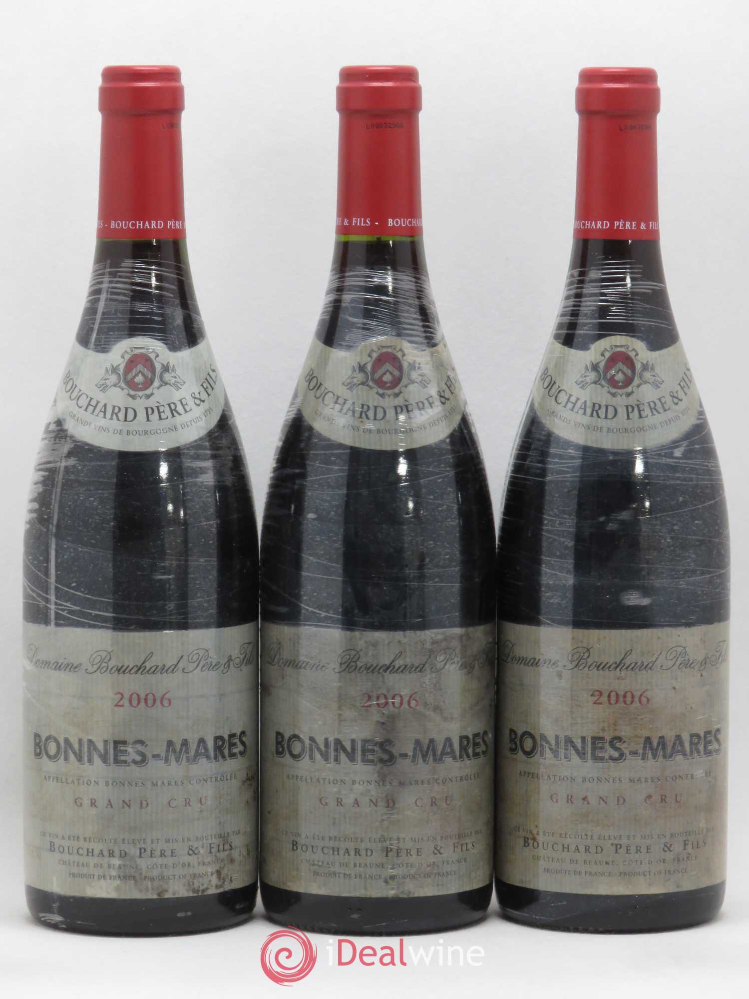 Bonnes-Mares Grand Cru Bouchard Père & Fils 2006 - Lot de 3 bouteilles - 0