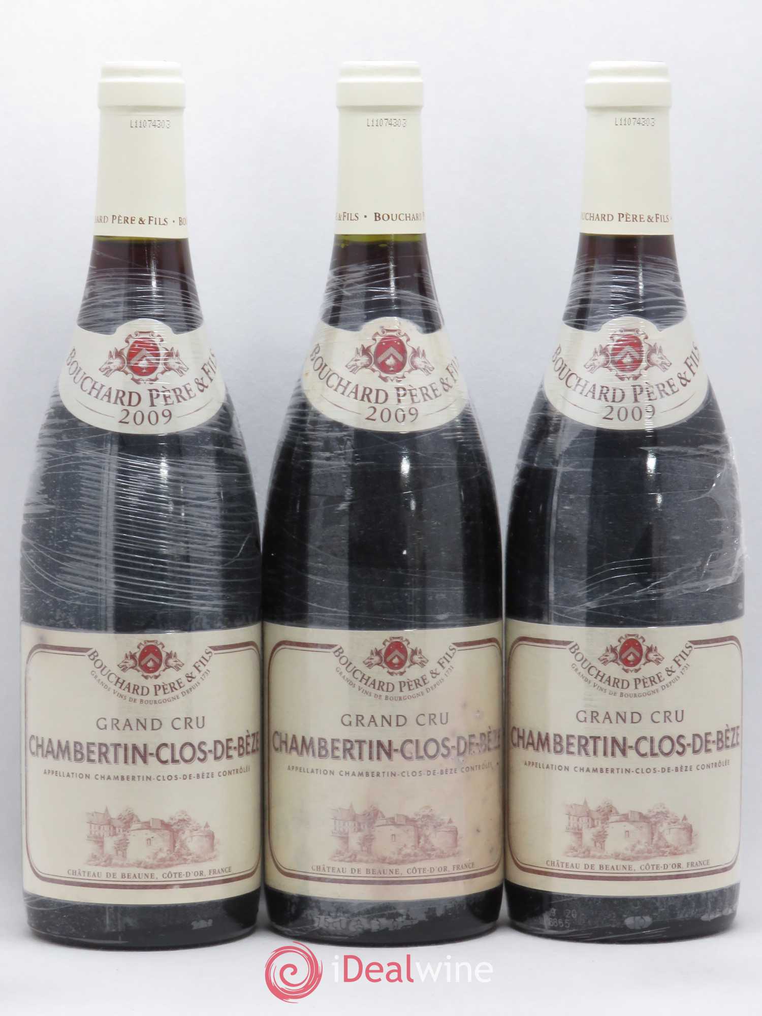 Chambertin Clos de Bèze Grand Cru Bouchard Père & Fils 2009 - Lot de 3 bouteilles - 0