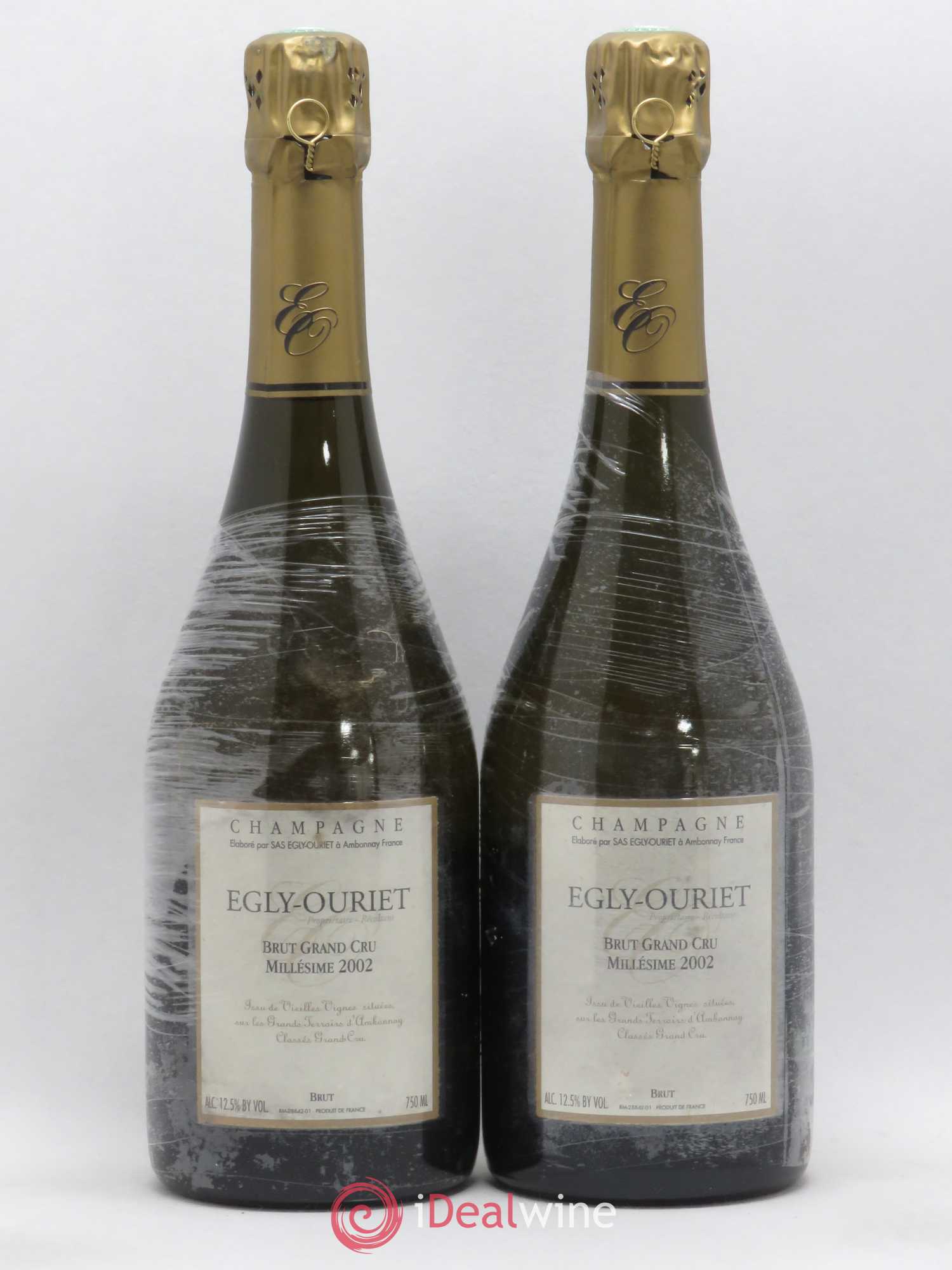 Grand Cru Brut Egly-Ouriet 2002 - Lot de 2 bouteilles - 0