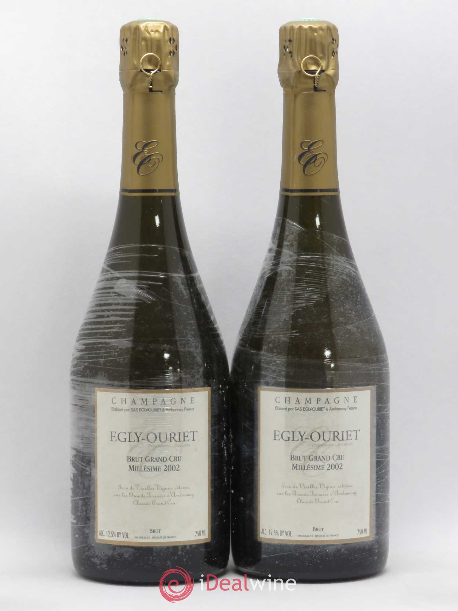 Grand Cru Brut Egly-Ouriet 2002 - Lot de 2 bouteilles - 0