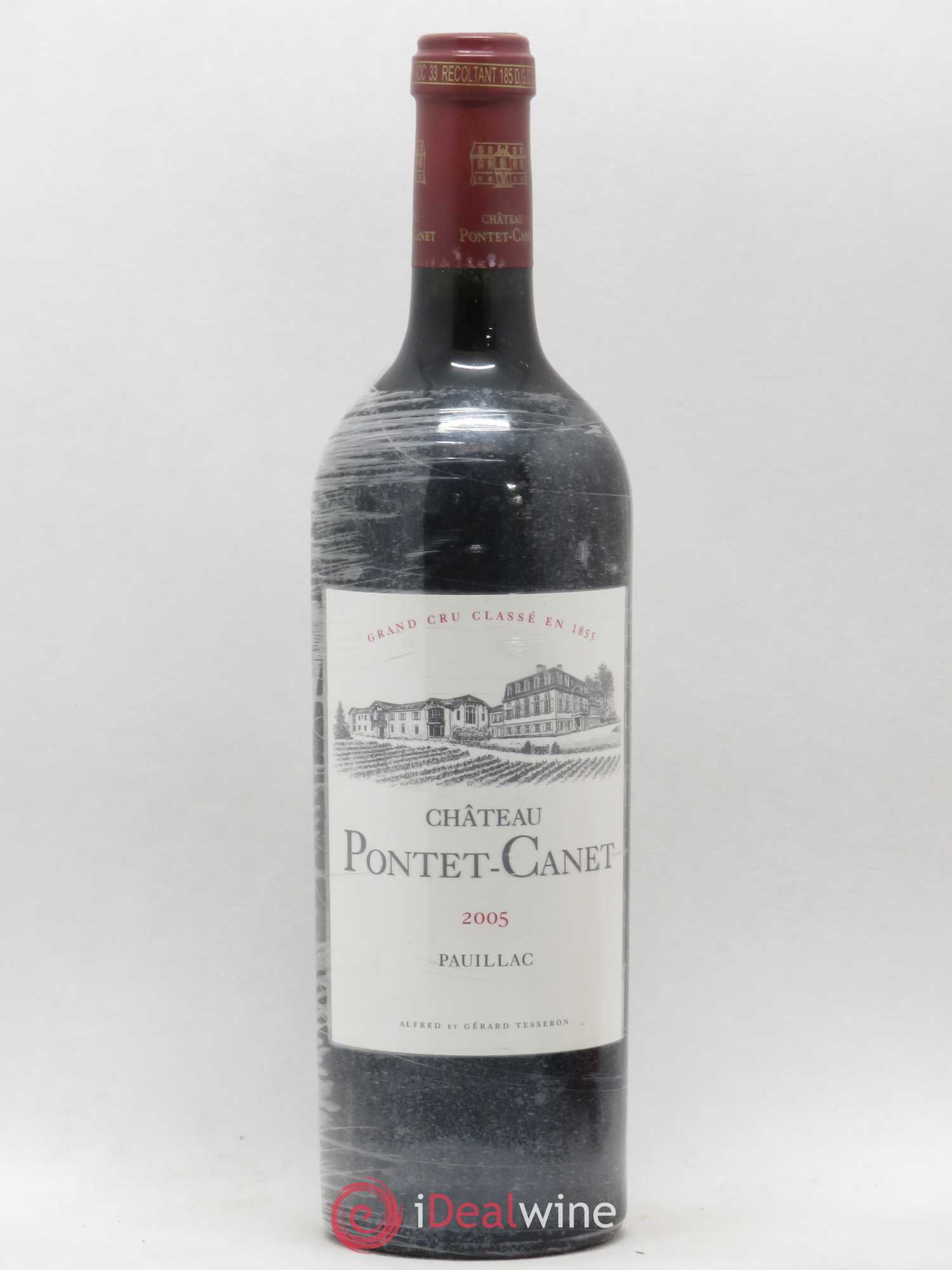 Château Pontet Canet 5ème Grand Cru Classé 2005 - Lot de 1 bouteille - 0