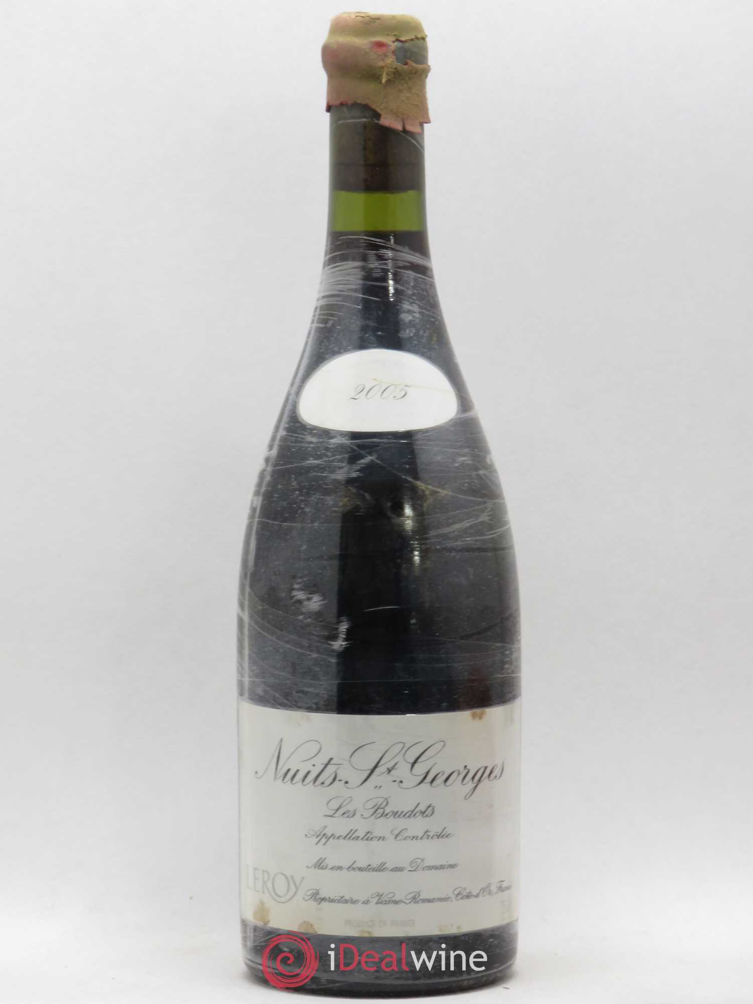 Nuits-Saint-Georges 1er Cru Aux Boudots Leroy (Domaine) 2005 - Lot de 1 bouteille - 0