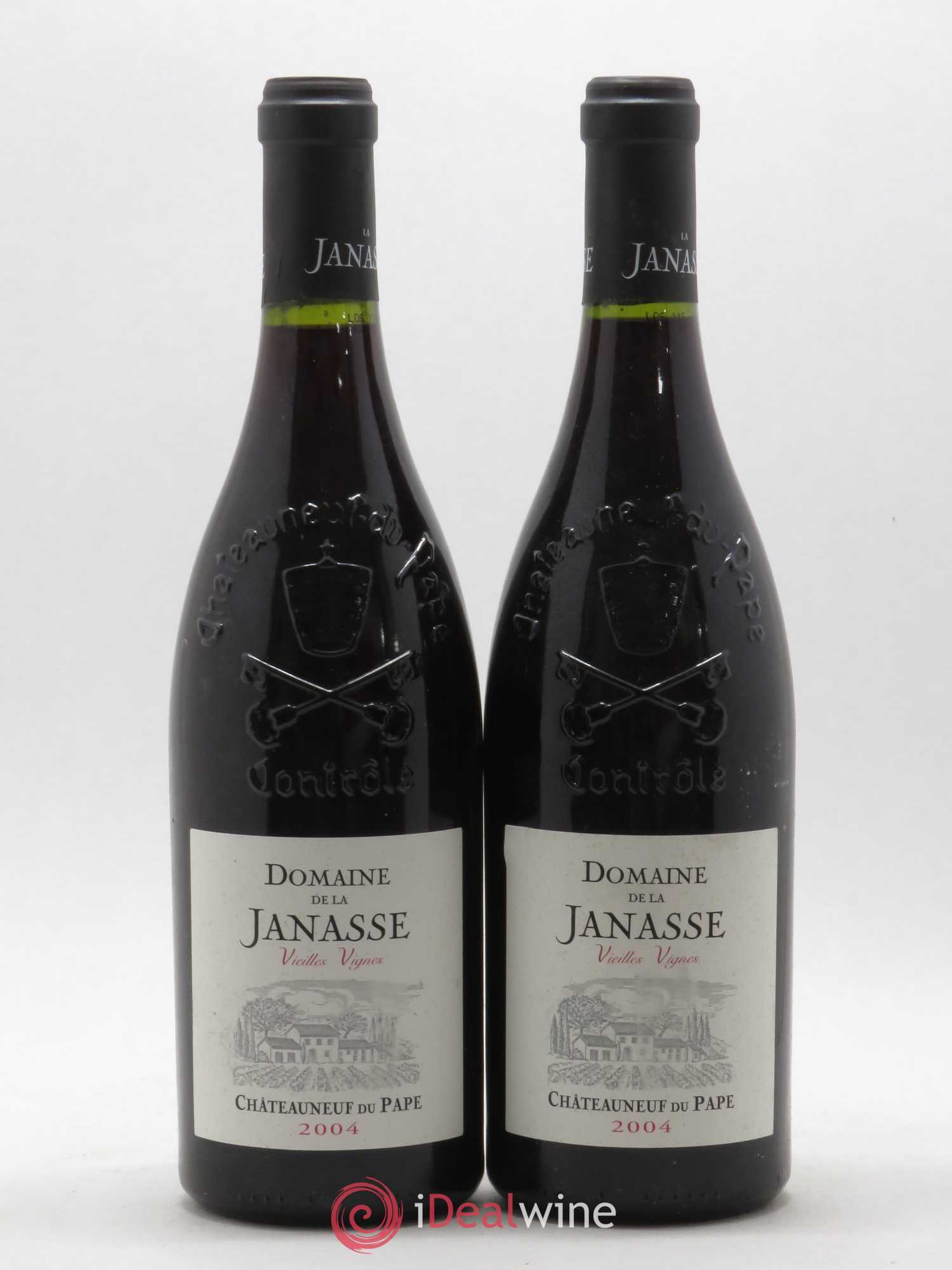 Châteauneuf-du-Pape Cuvée Vieilles Vignes La Janasse (Domaine de) 2004 - Lot de 2 bouteilles - 0