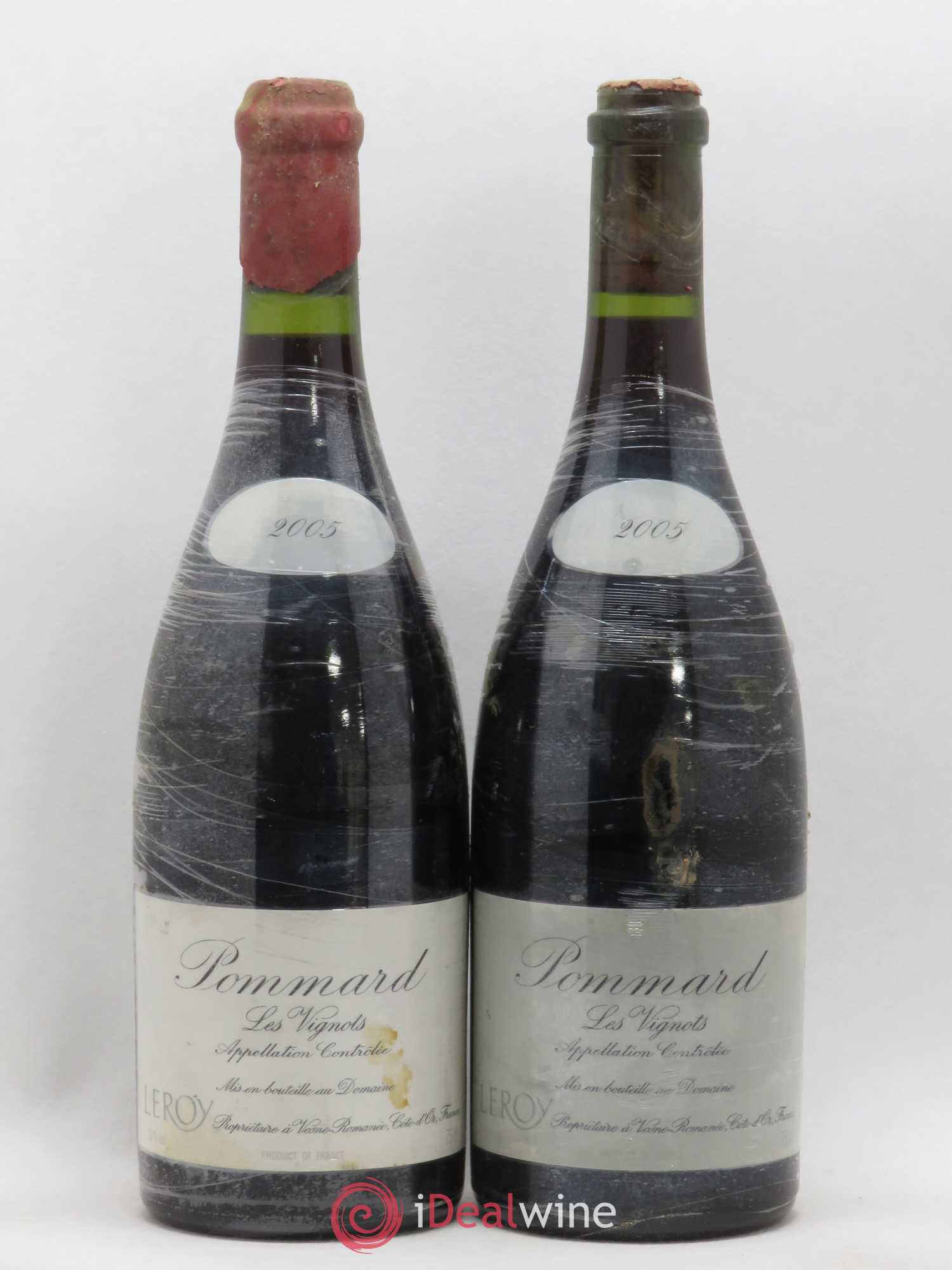 Pommard Les Vignots Leroy (Domaine) 2005 - Lot de 2 bouteilles - 0