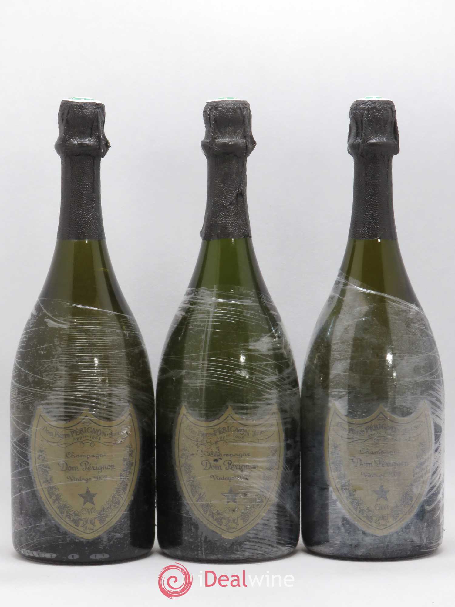 Brut Dom Pérignon 2002 - Lot de 3 bouteilles - 0