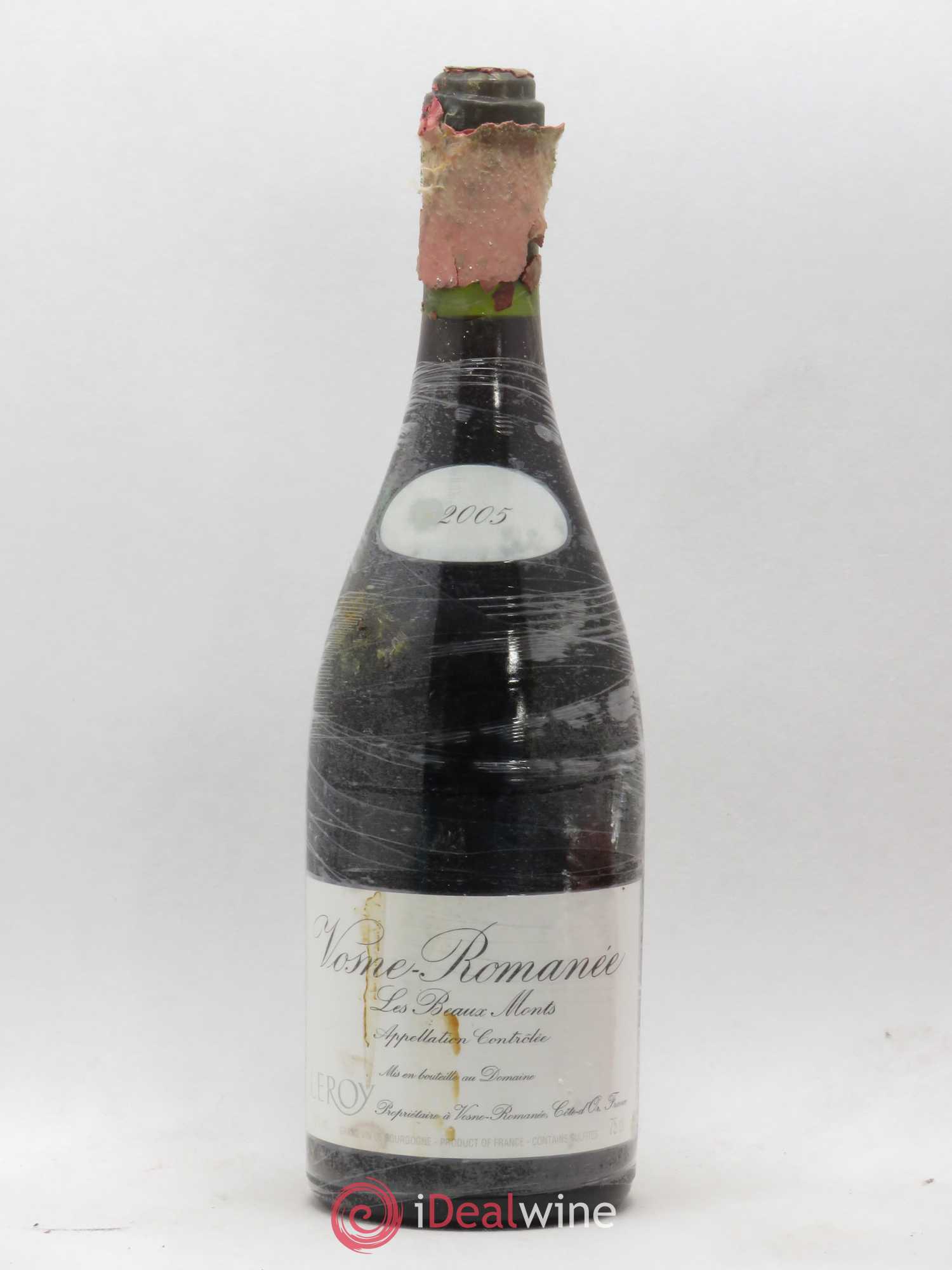 Vosne-Romanée 1er Cru Les Beaux-Monts Leroy (Domaine) 2005 - Lot de 1 bouteille - 0