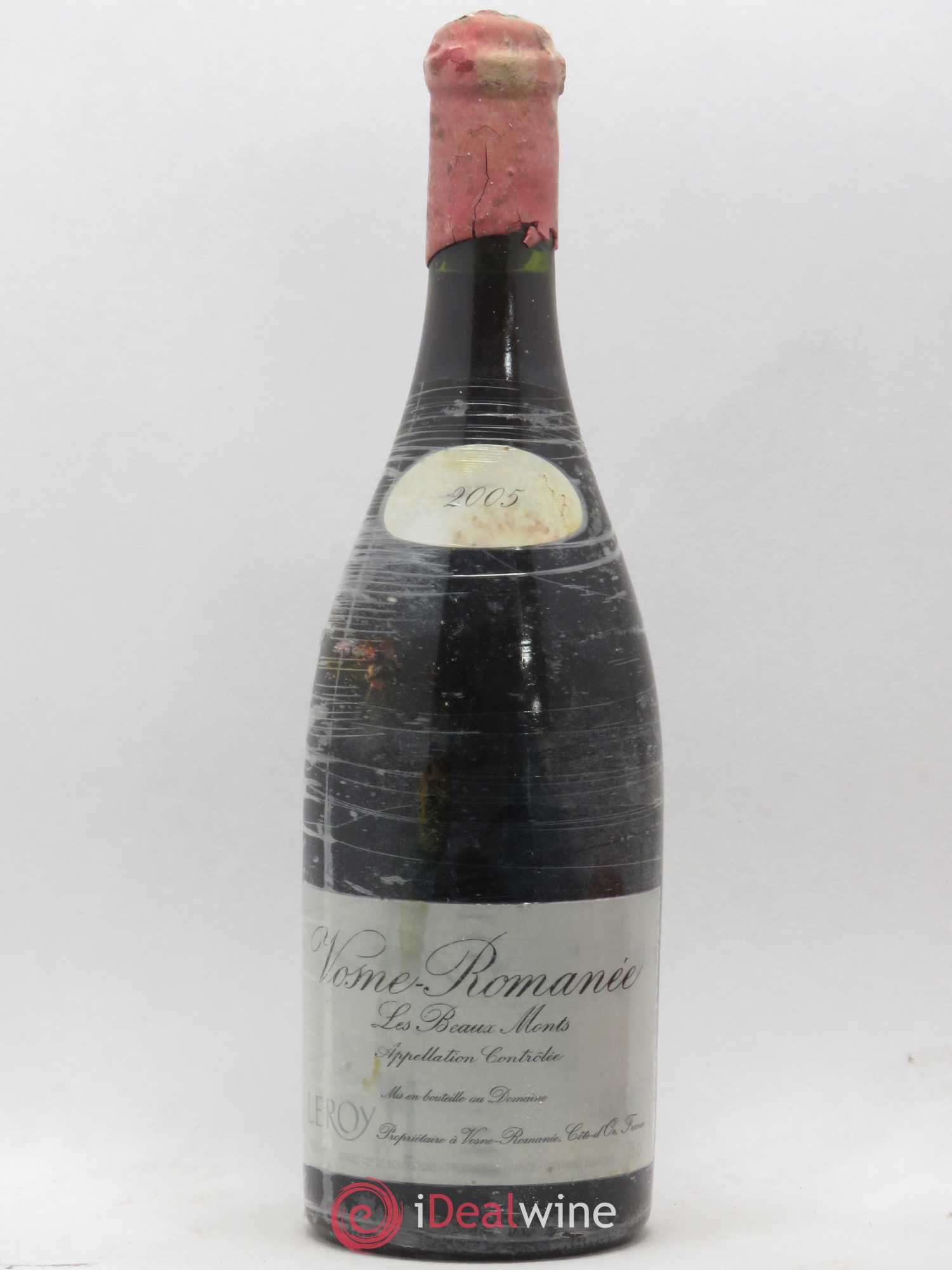 Vosne-Romanée 1er Cru Les Beaux-Monts Leroy (Domaine) 2005 - Lot de 1 bouteille - 0