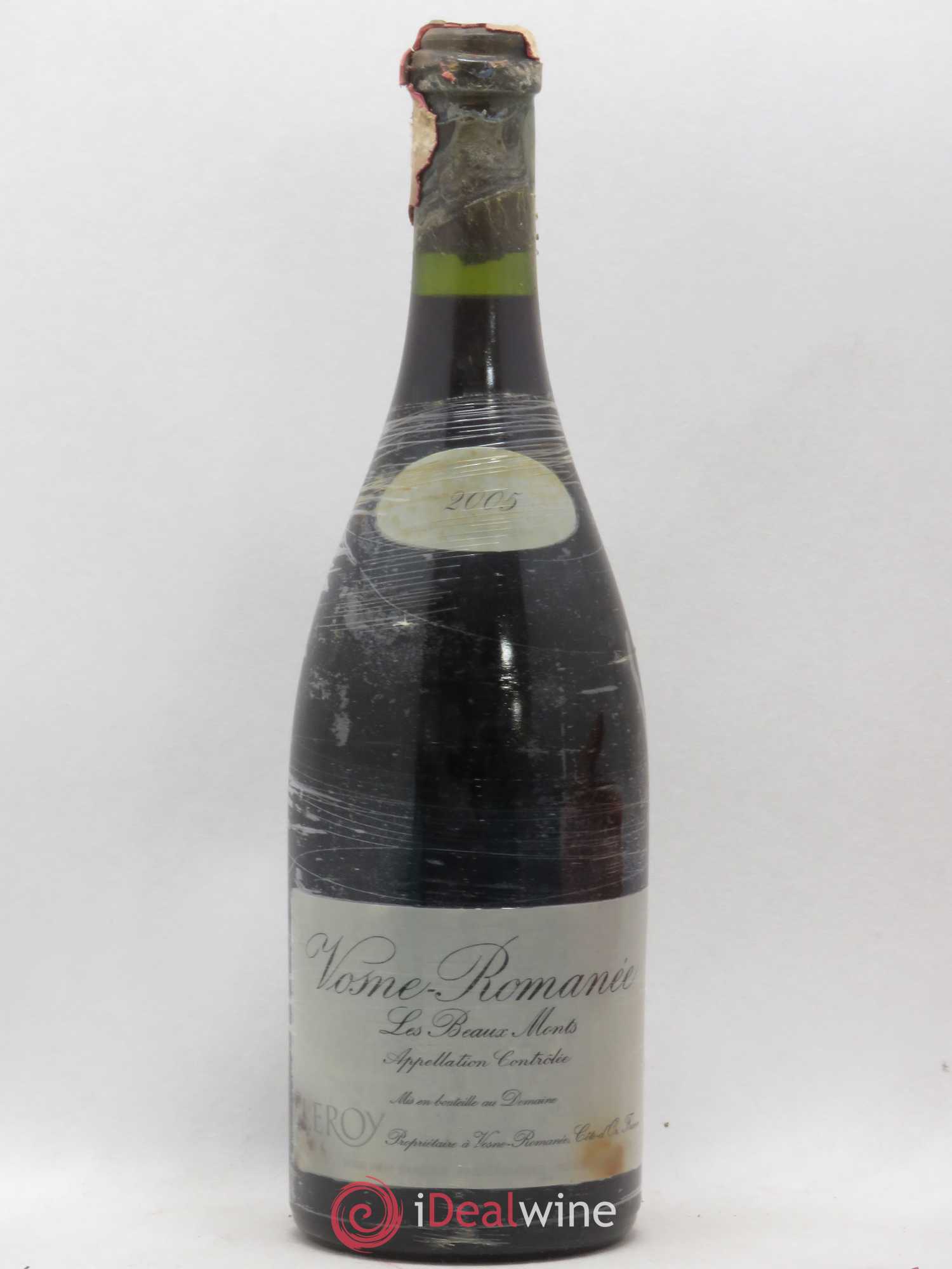 Vosne-Romanée 1er Cru Les Beaux-Monts Leroy (Domaine) 2005 - Lot de 1 bouteille - 0