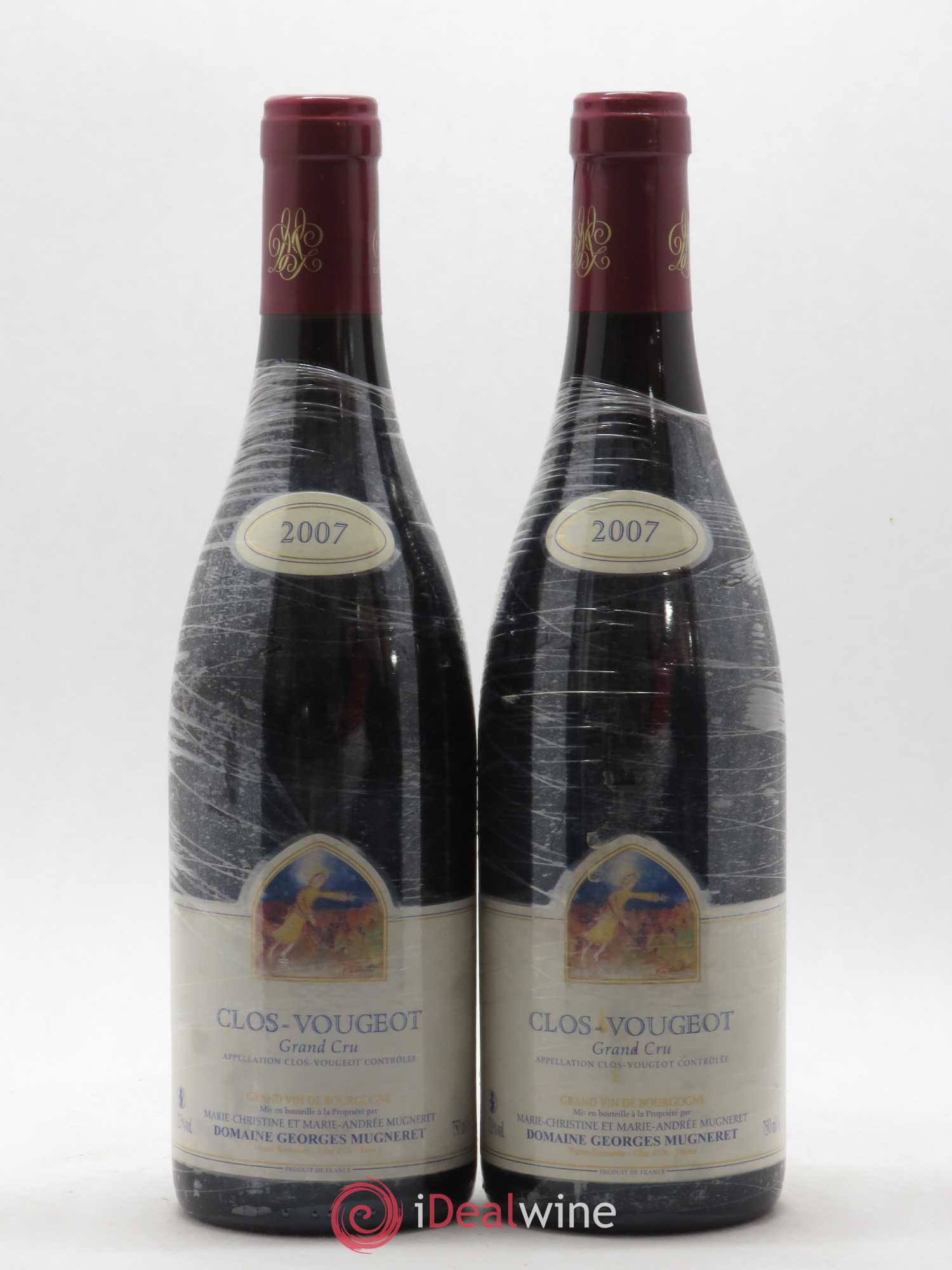 Clos de Vougeot Grand Cru Georges Mugneret-Gibourg (Domaine) 2007 - Lot de 2 bouteilles - 0