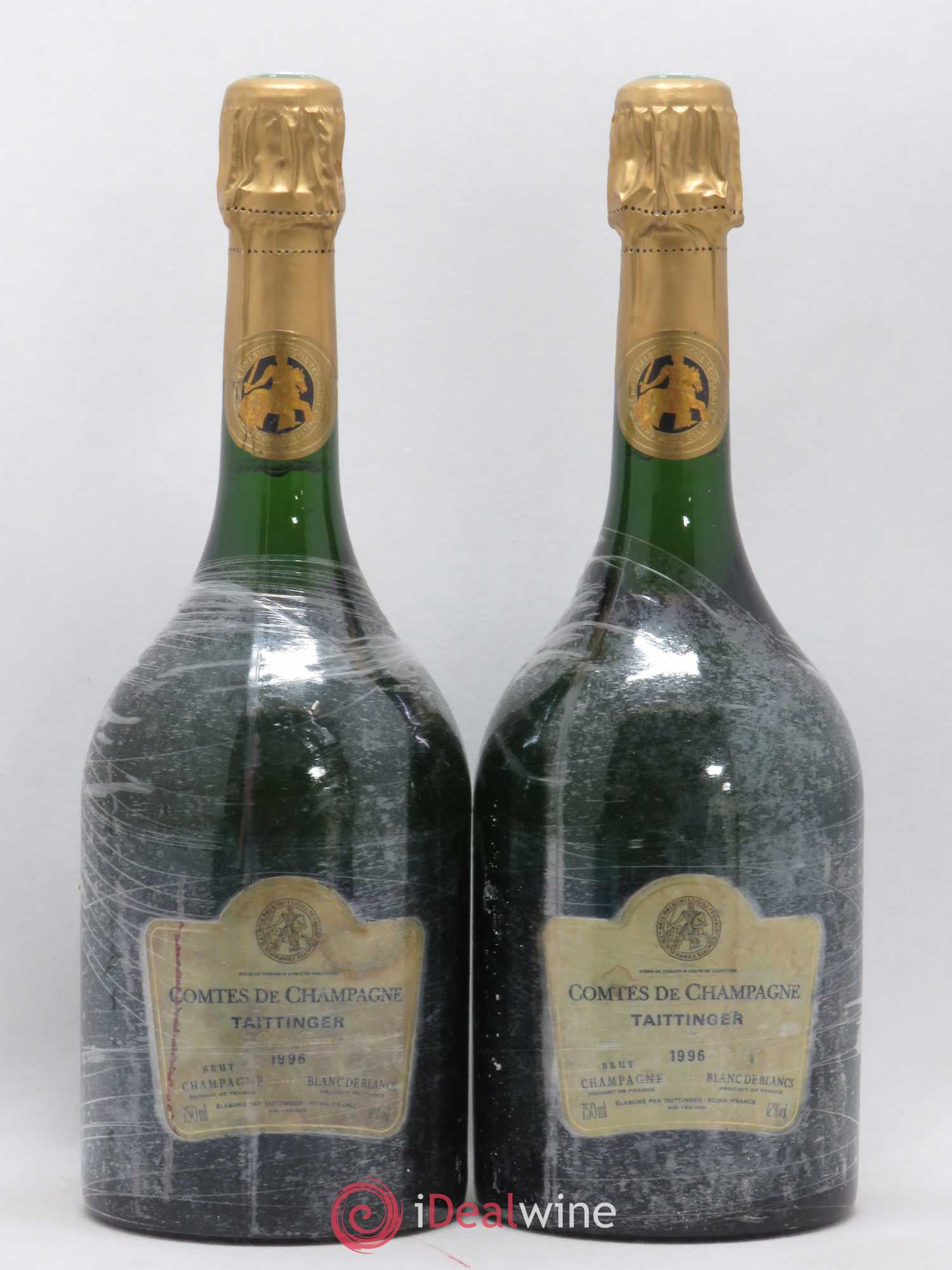 Comtes de Champagne Taittinger 1996 - Lot de 2 bouteilles - 0