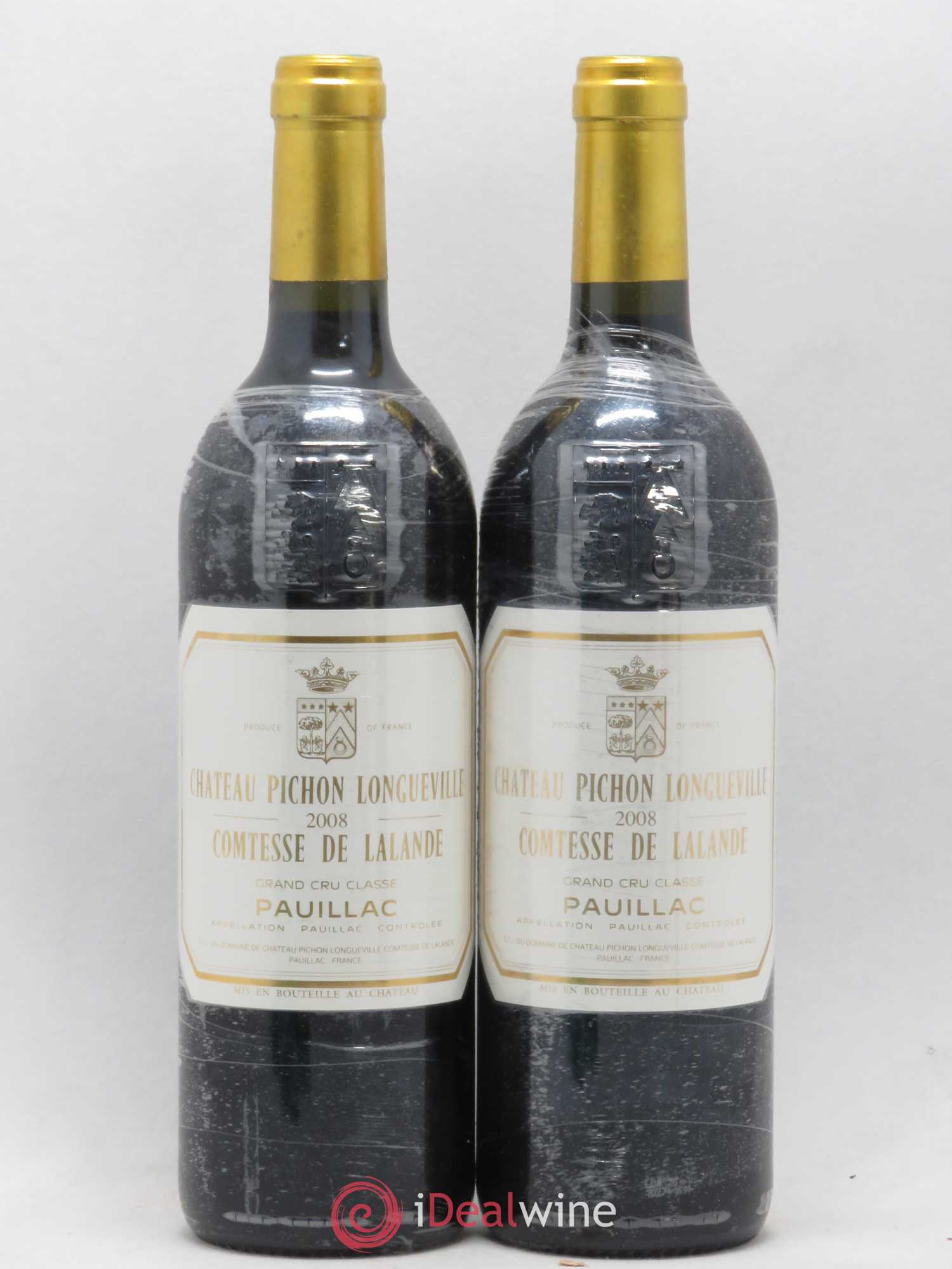 Château Pichon Longueville Comtesse de Lalande 2ème Grand Cru Classé 2008 - Lot de 2 bouteilles - 0