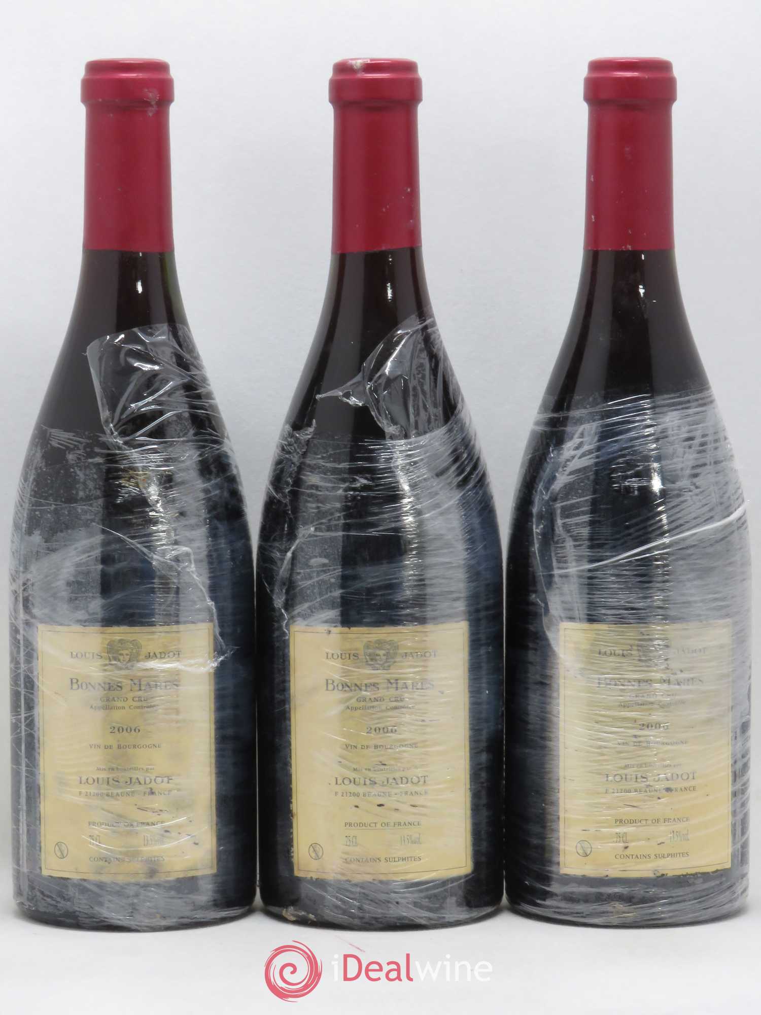 Bonnes-Mares Grand Cru Domaine Louis Jadot 2006 - Lot de 3 bouteilles - 1