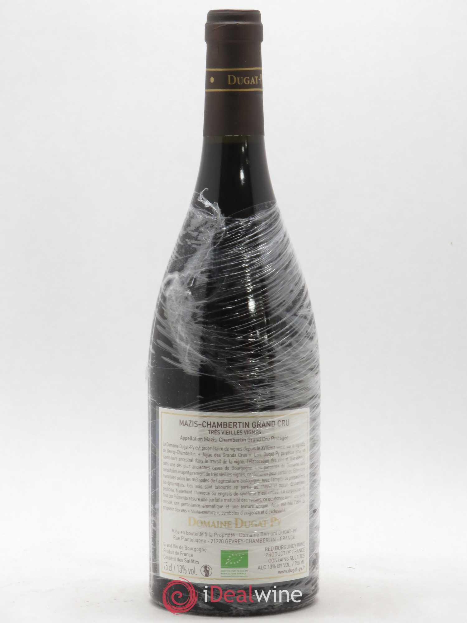 Mazis-Chambertin Grand Cru Vieilles Vignes Dugat-Py 2016 - Lot de 1 bouteille - 1