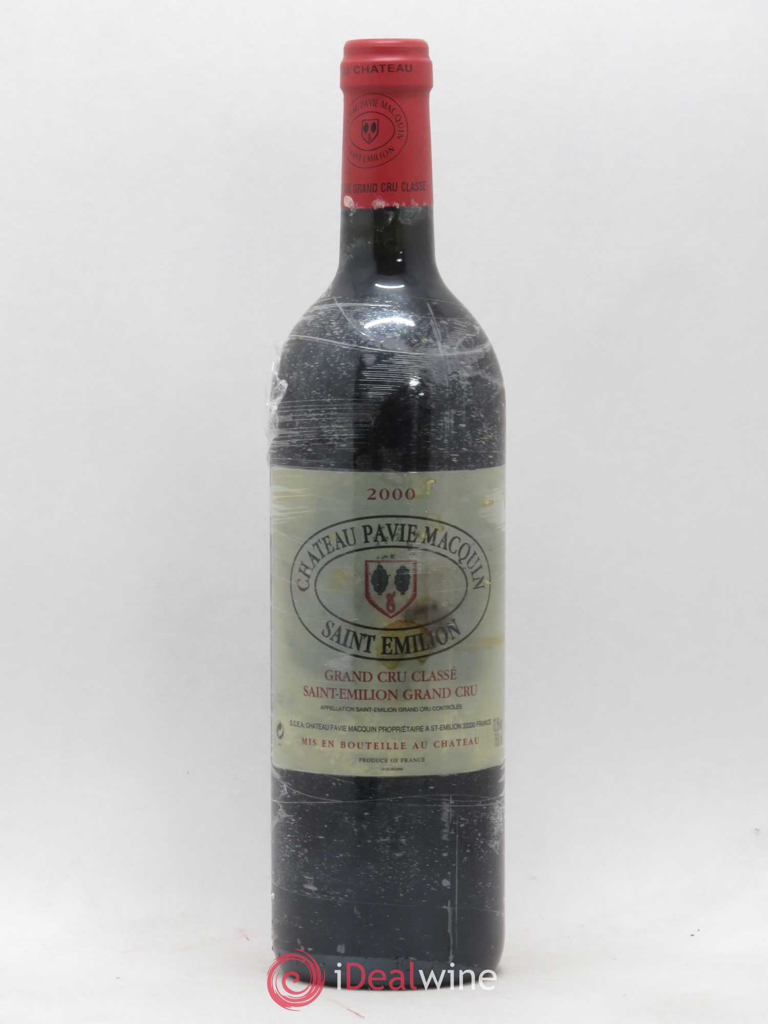 Château Pavie Macquin 1er Grand Cru Classé B 2000 - Lot de 1 bouteille - 0