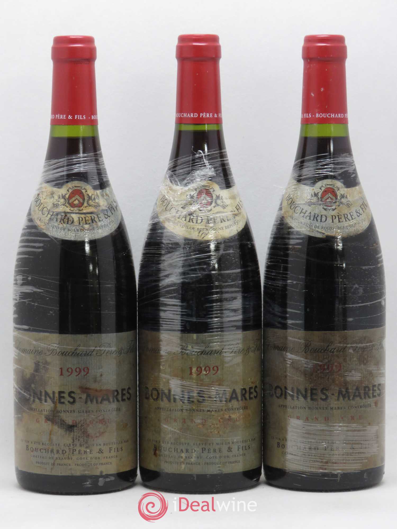 Bonnes-Mares Grand Cru Bouchard Père & Fils 1999 - Lot de 3 bouteilles - 0