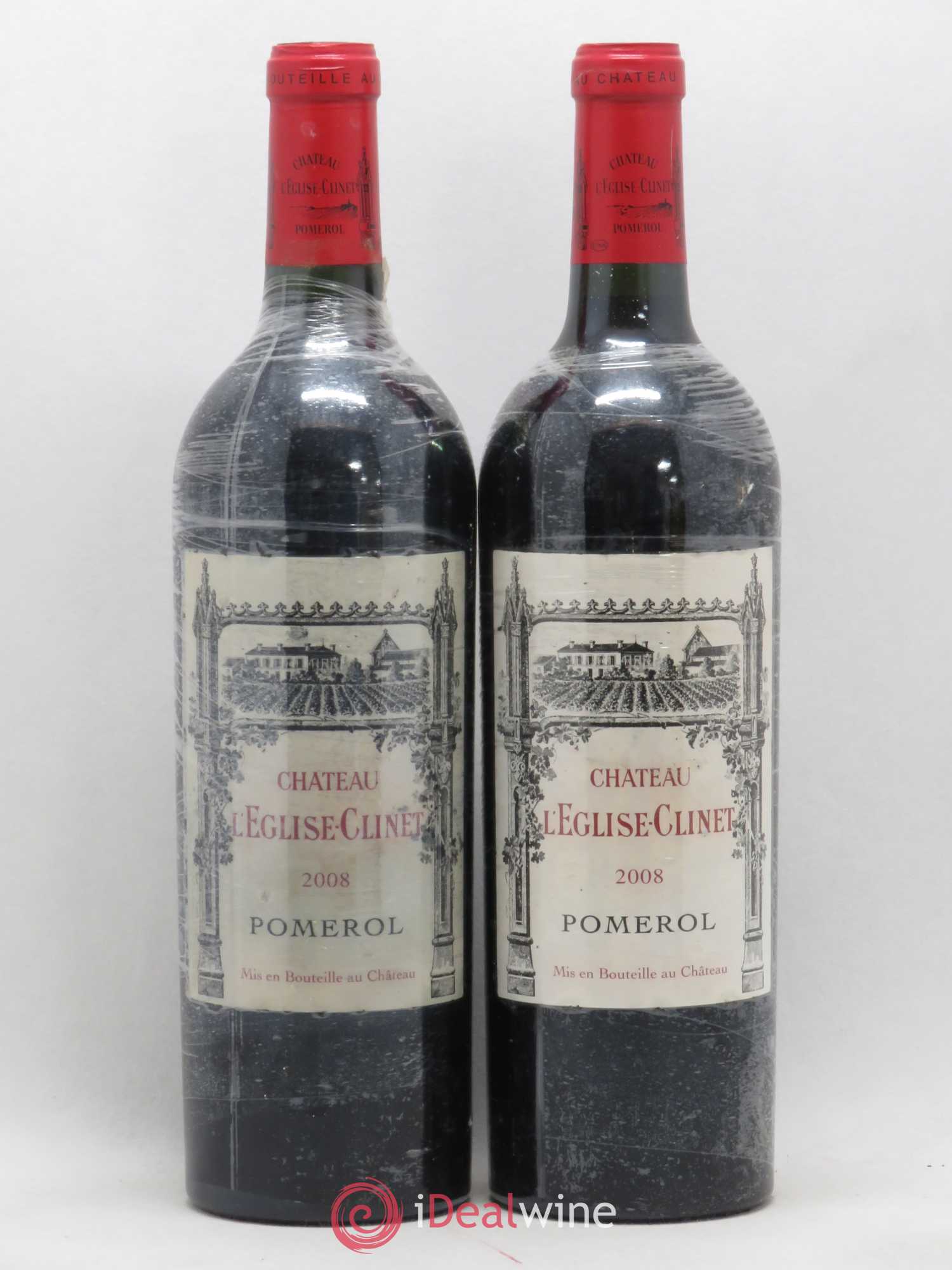 Château l' Église Clinet 2008 - Lot de 2 bouteilles - 0