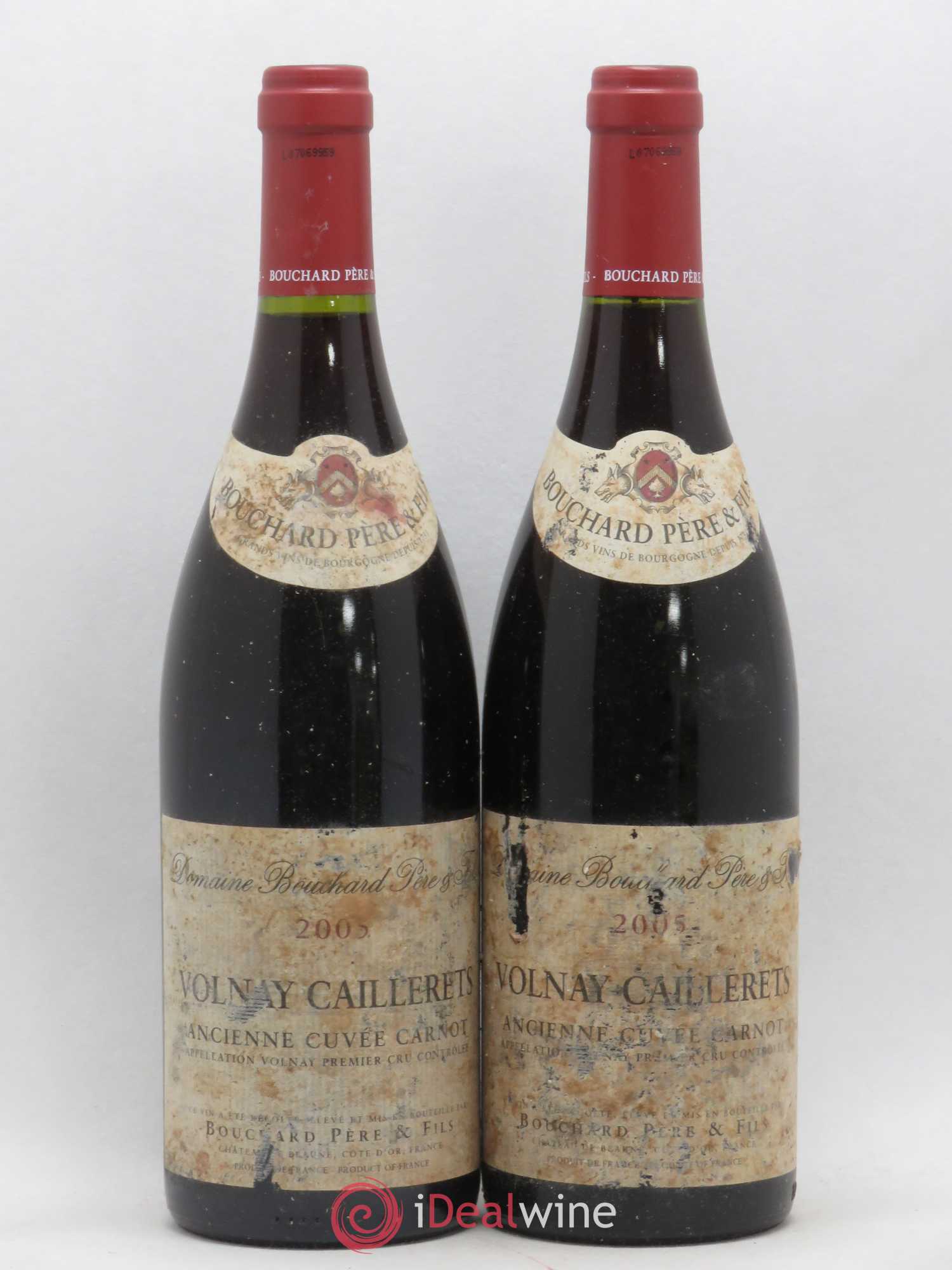 Volnay 1er Cru Caillerets - Ancienne Cuvée Carnot Bouchard Père & Fils 2005 - Lot de 2 bouteilles - 0