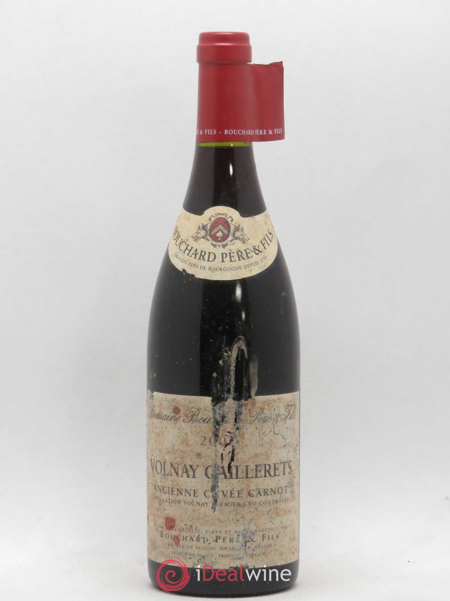 Volnay 1er Cru Caillerets - Ancienne Cuvée Carnot Bouchard Père & Fils 2005 - Lot de 1 bouteille - 0