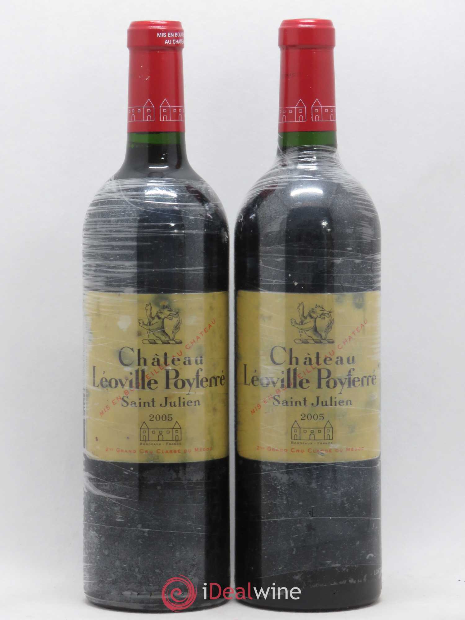 Château Léoville Poyferré 2ème Grand Cru Classé 2005 - Lot de 2 bouteilles - 0