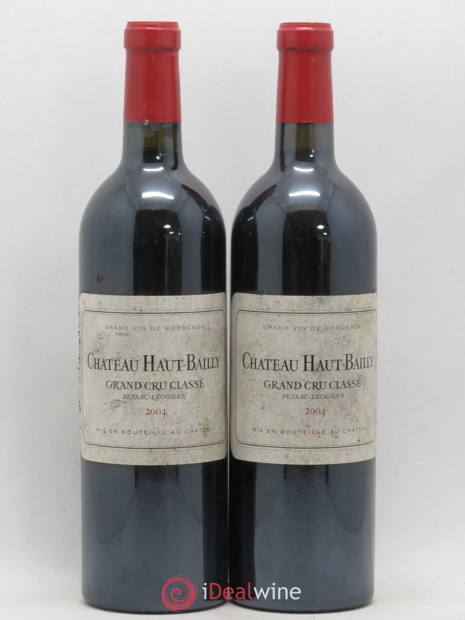 Château Haut-Bailly Cru Classé de Graves 2004 - Lot de 2 bouteilles - 0