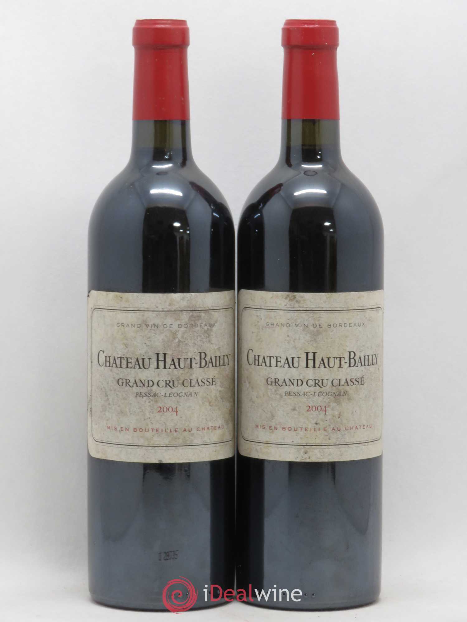 Château Haut-Bailly Cru Classé de Graves 2004 - Lot de 2 bouteilles - 0