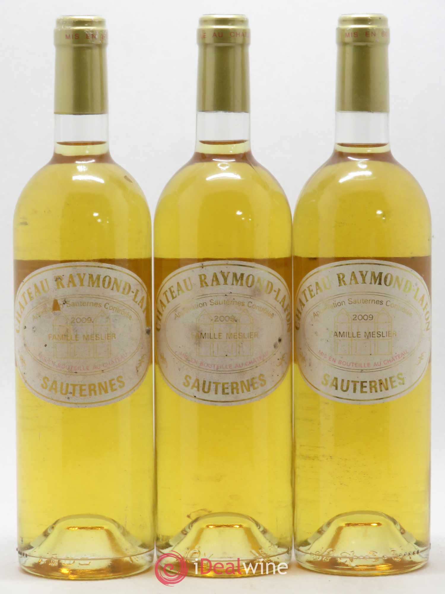 Château Raymond Lafon 2009 - Lotto di 3 bottiglie - 0